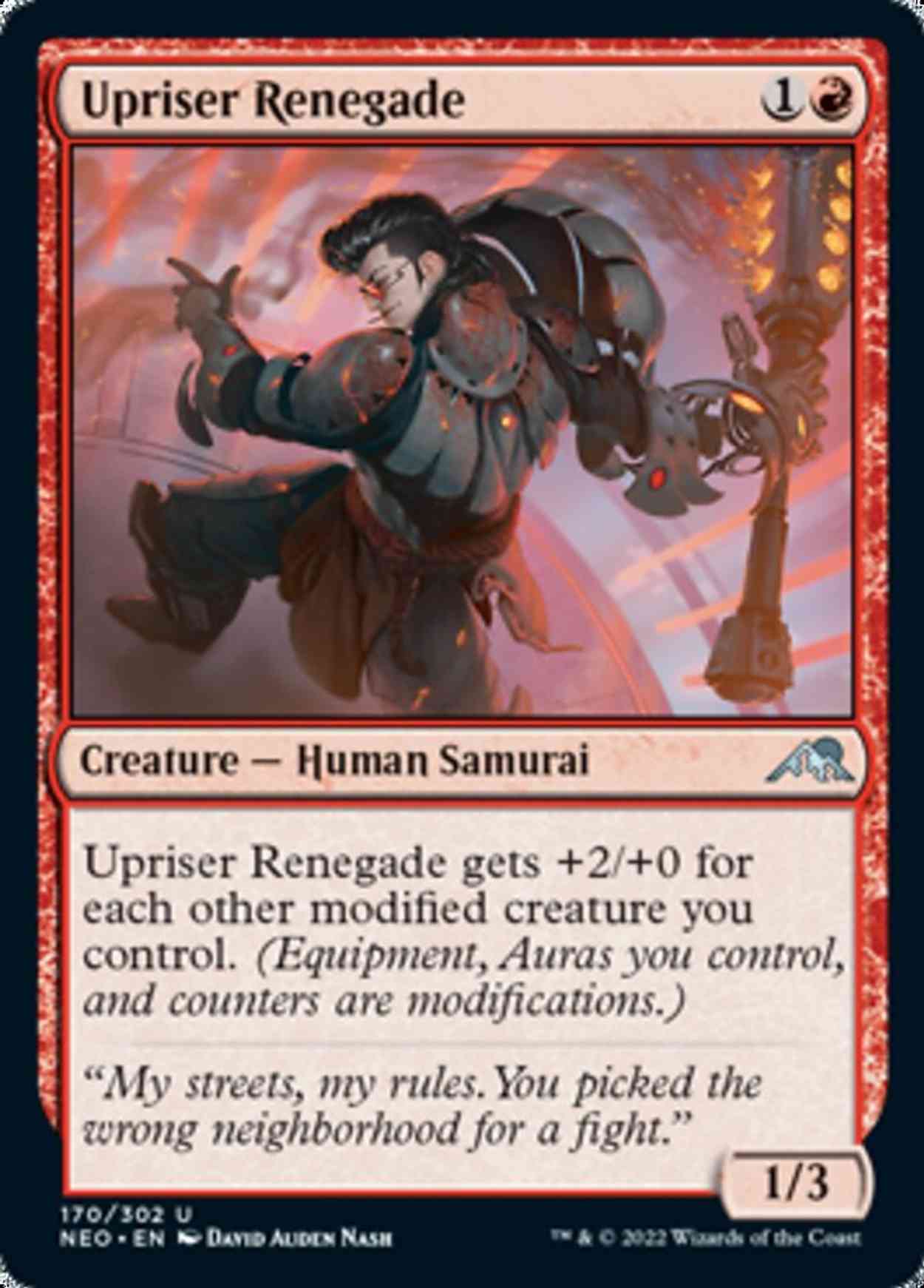 Upriser Renegade magic card front
