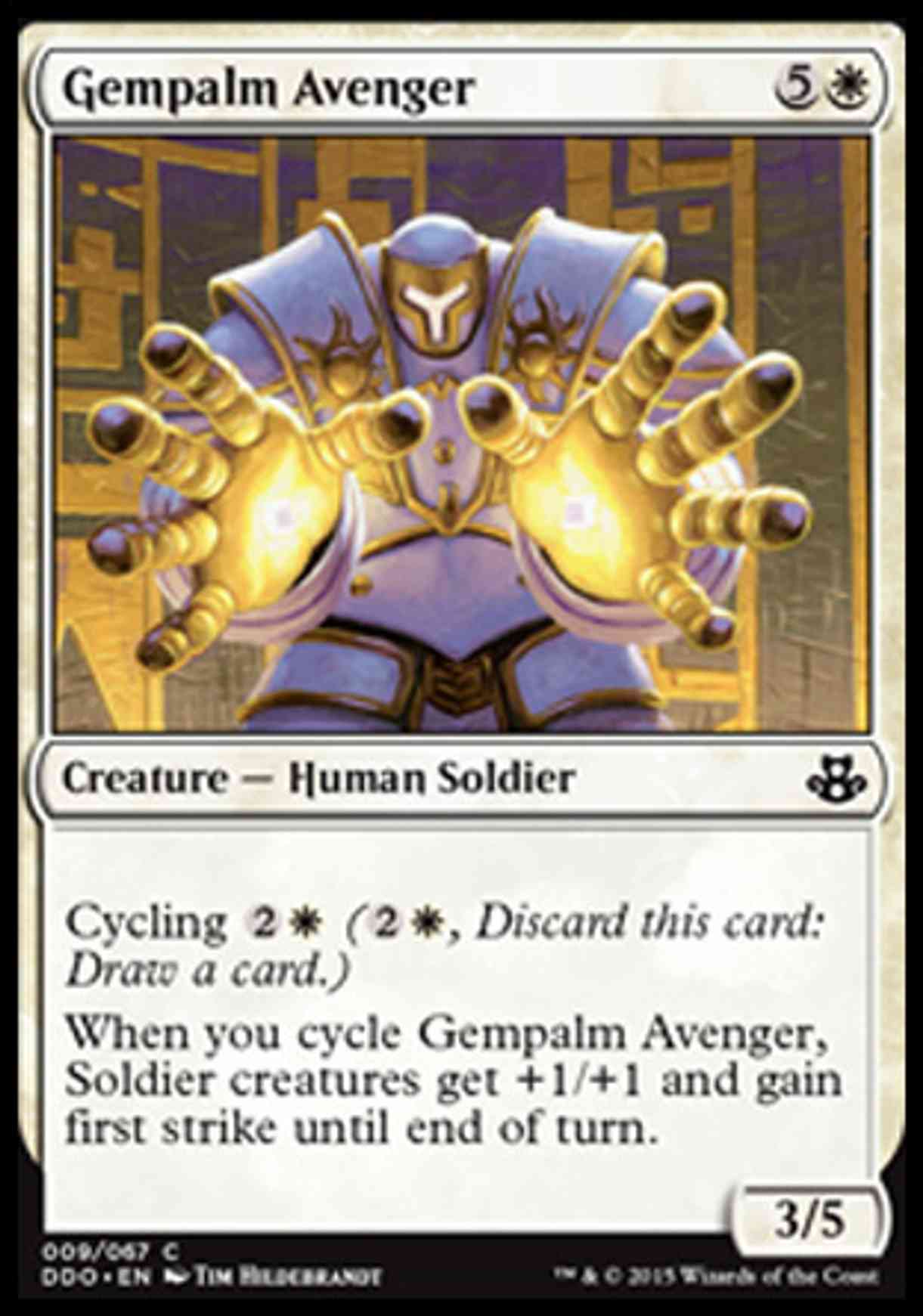 Gempalm Avenger magic card front