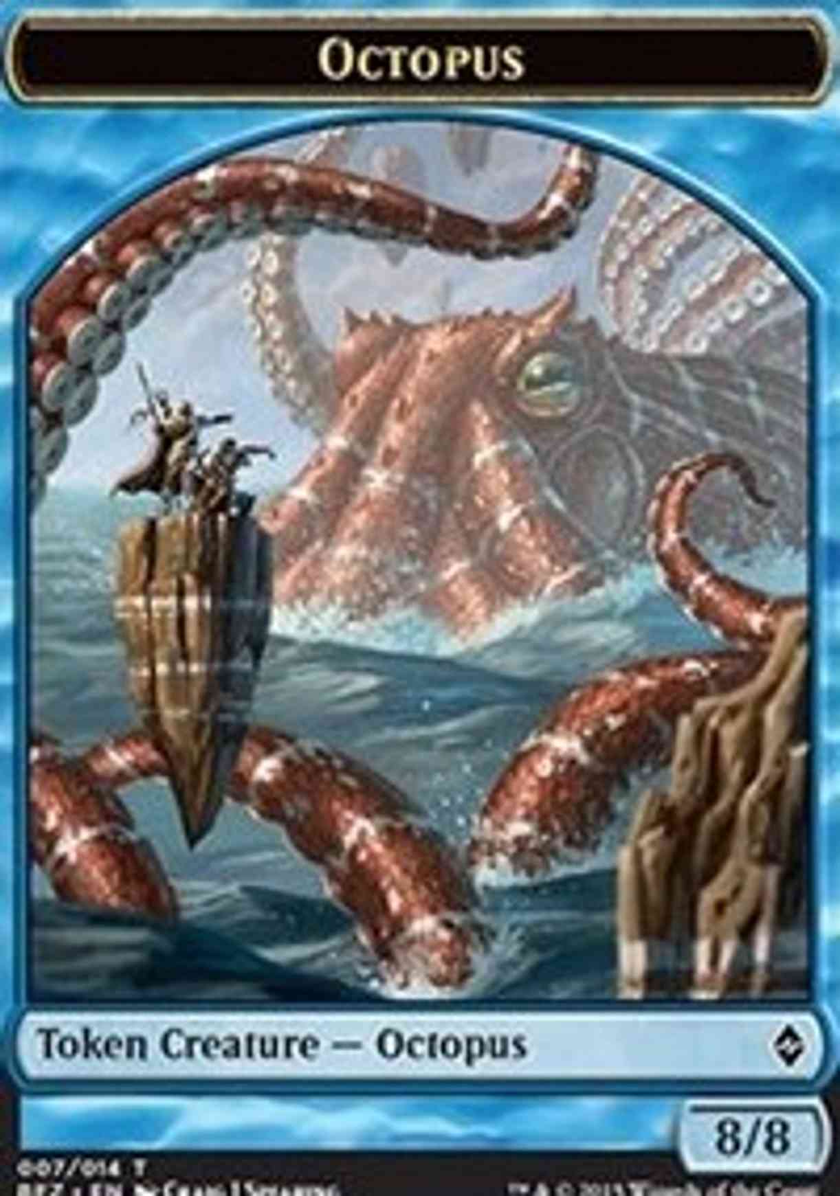 Octopus Token magic card front