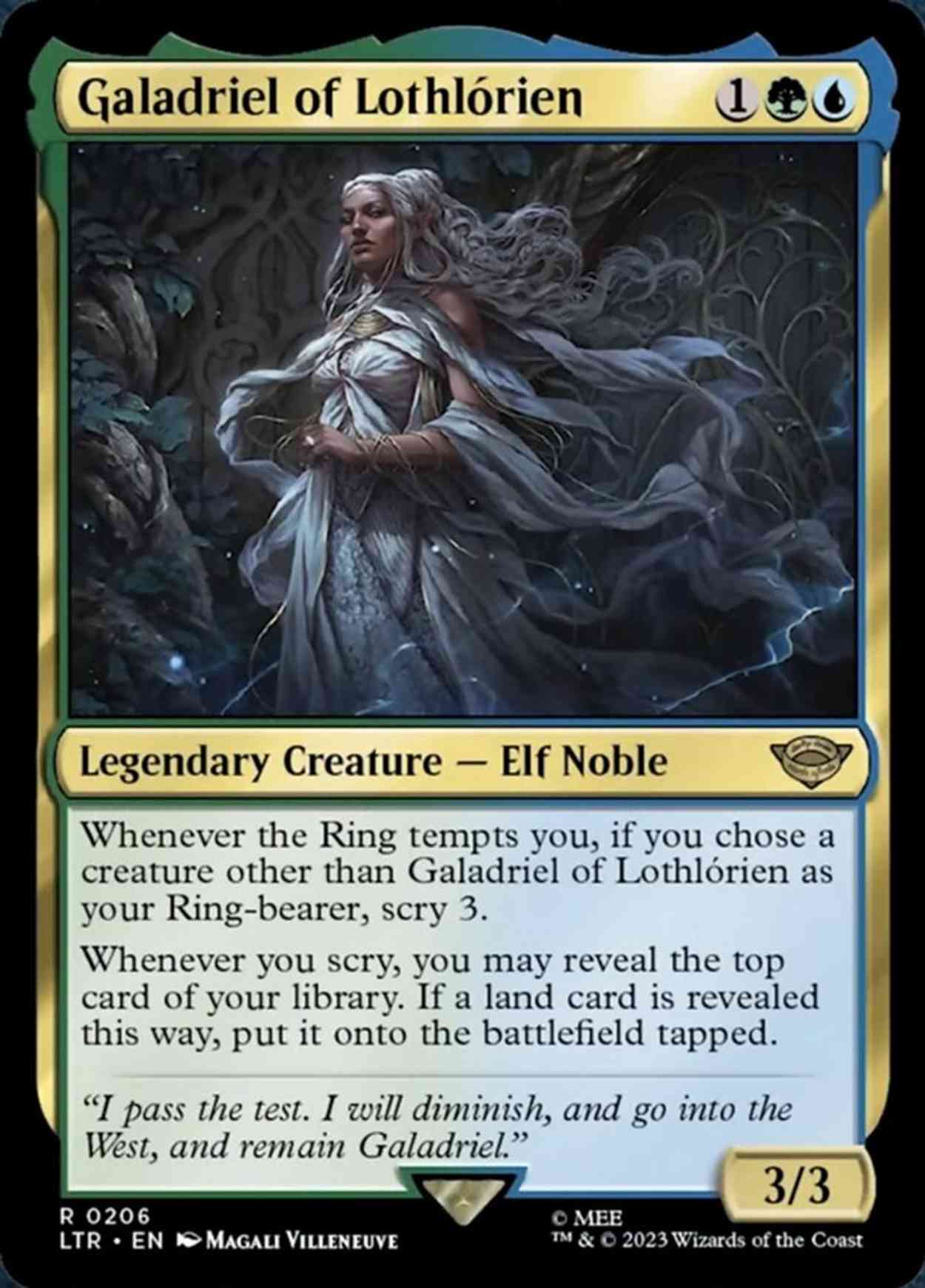 Galadriel of Lothlórien magic card front