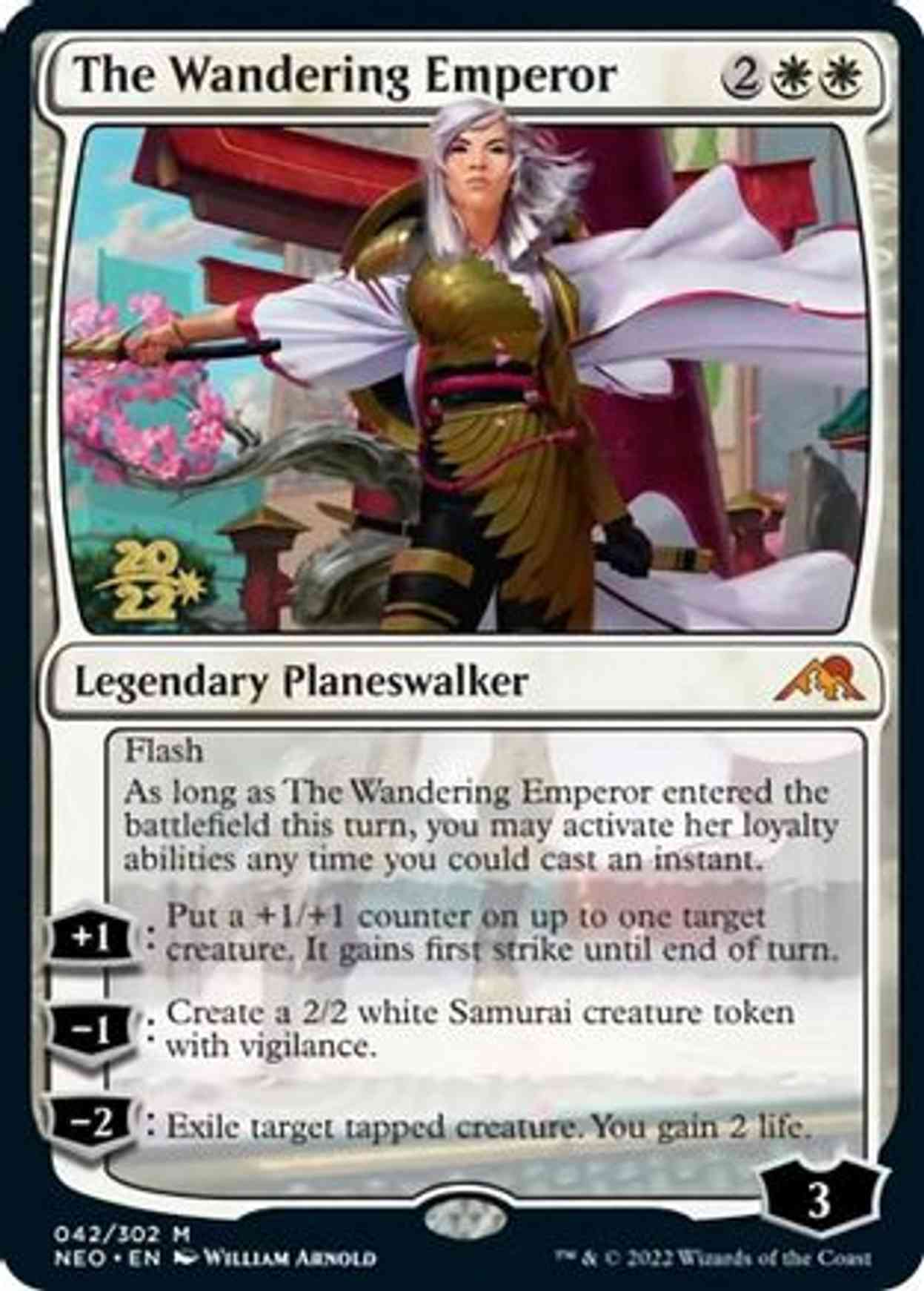 The Wandering Emperor magic card front