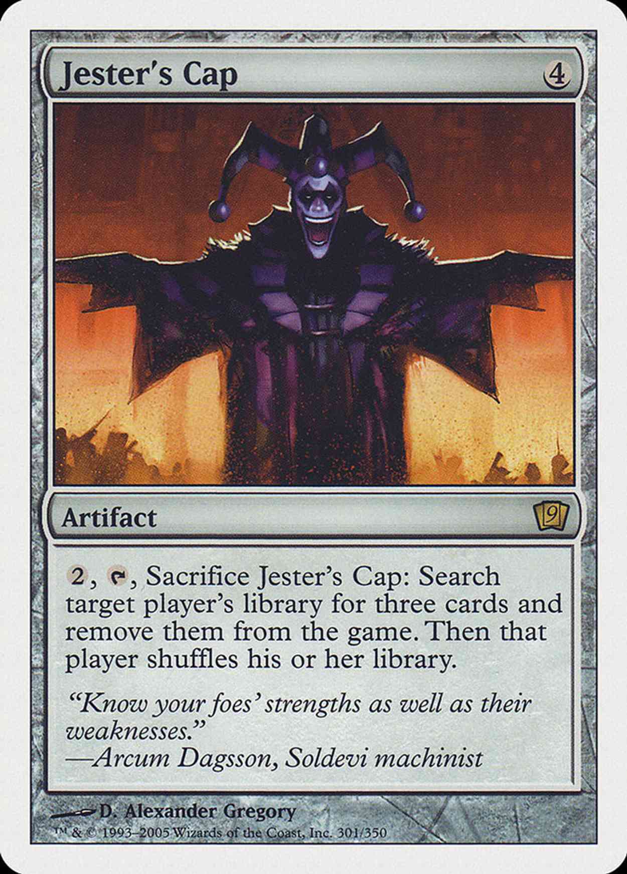 Jester's Cap (9th Edition) magic card front