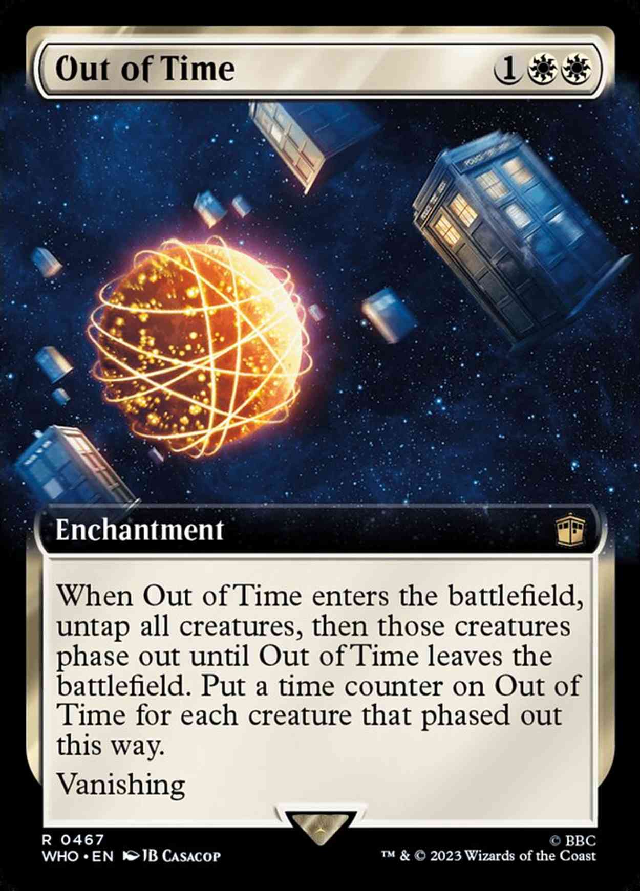 Out of Time (Extended Art) magic card front