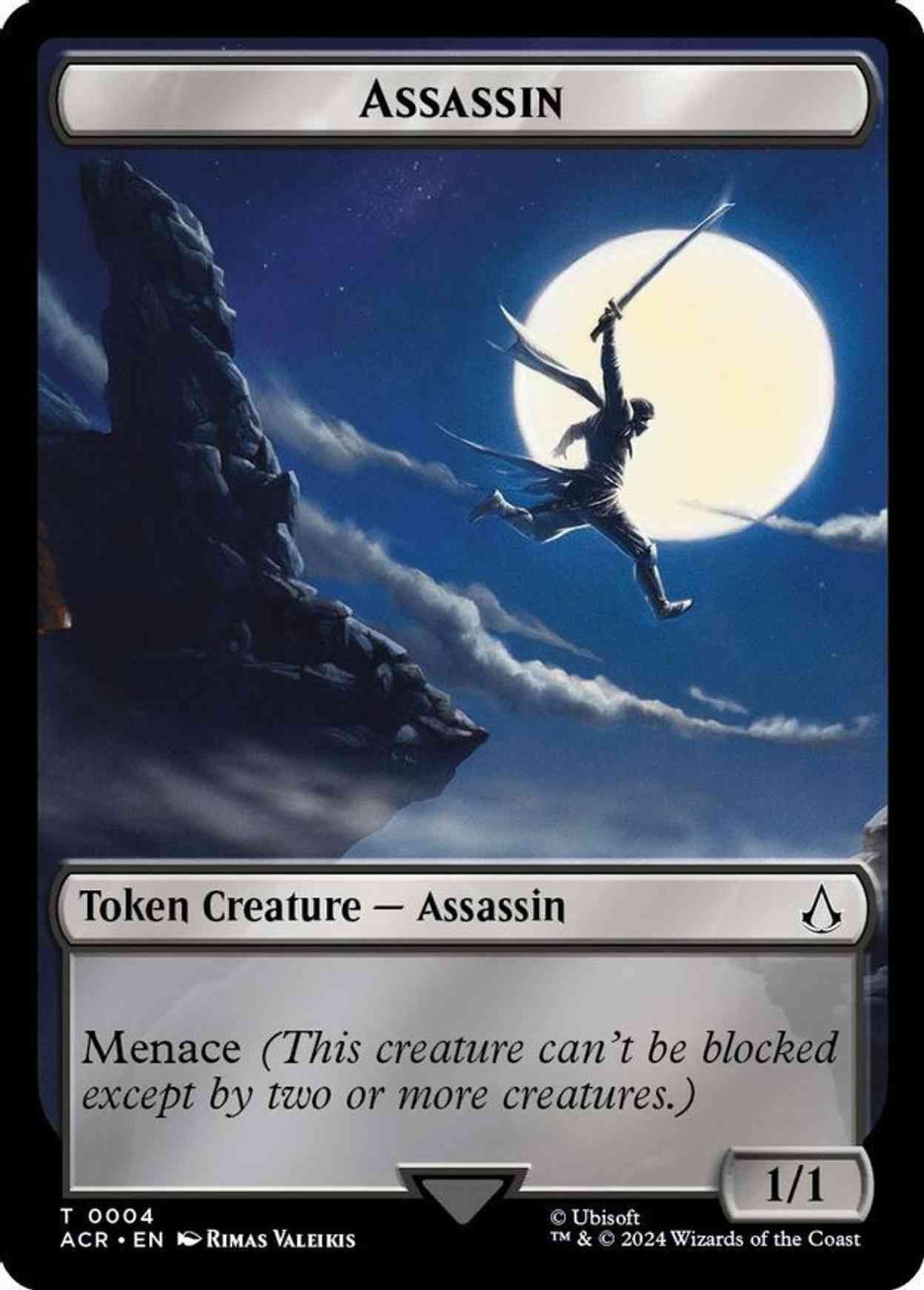 Assassin Token magic card front