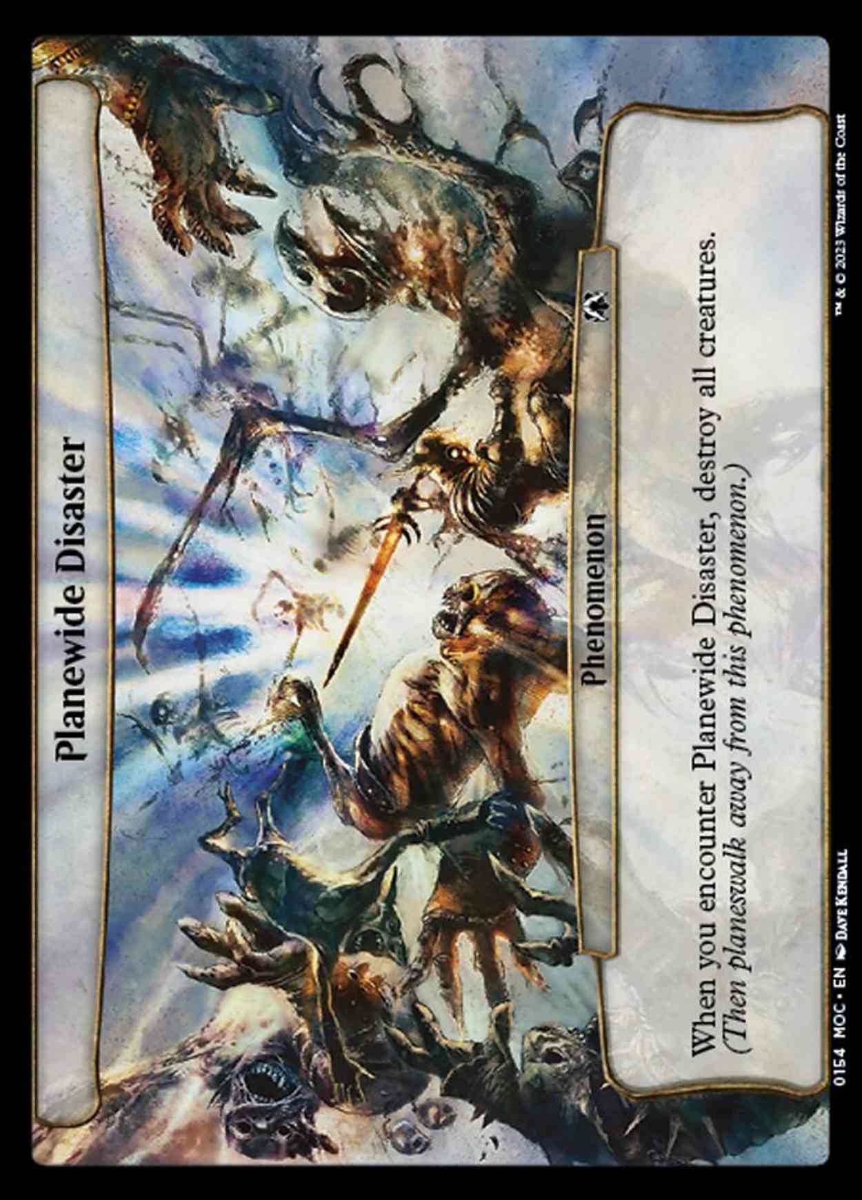 Planewide Disaster magic card front