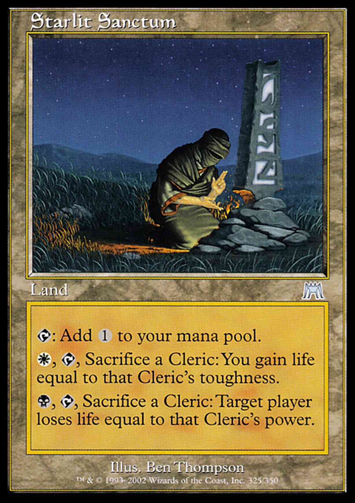 Starlit Sanctum magic card front