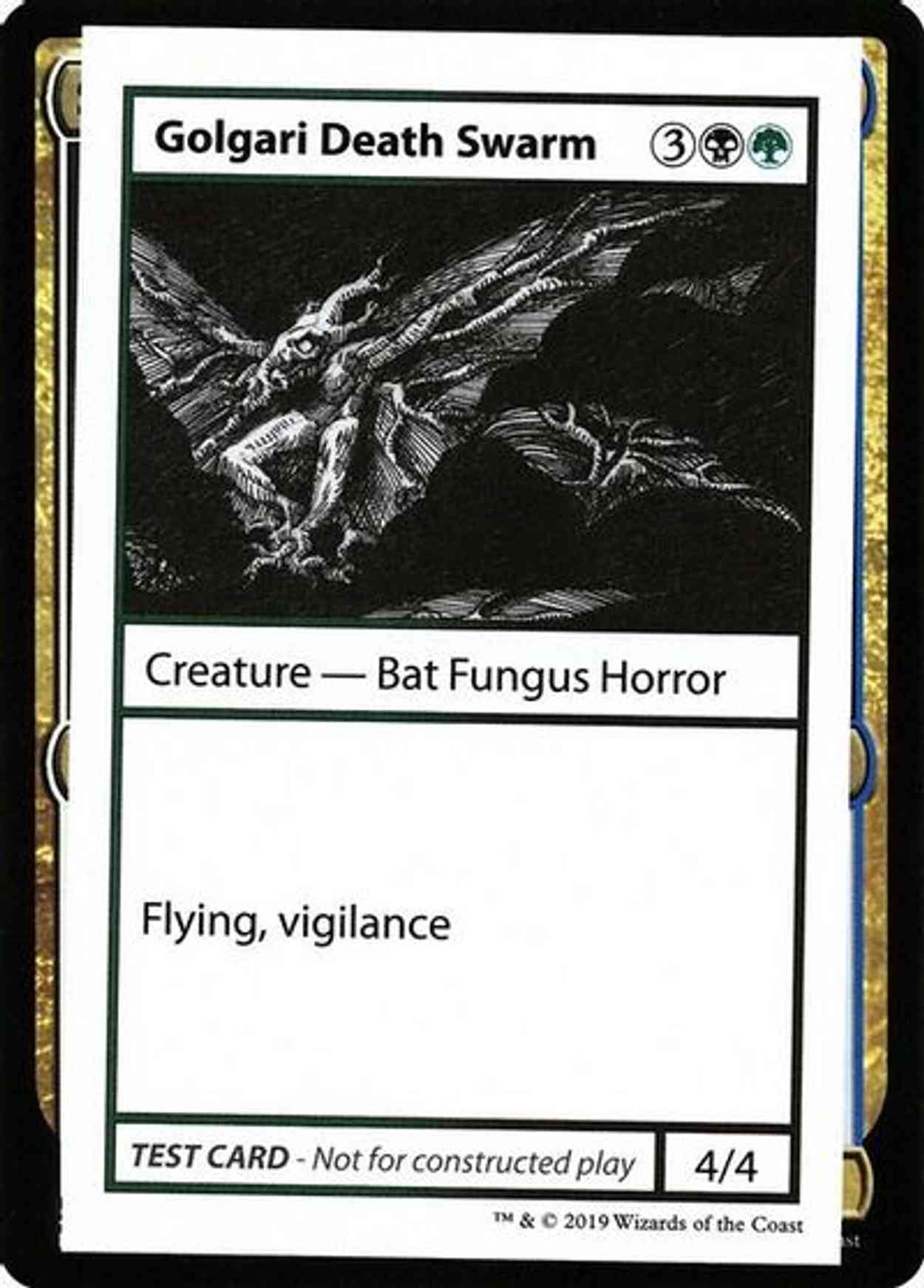 Golgari Death Swarm (No PW Symbol) magic card front