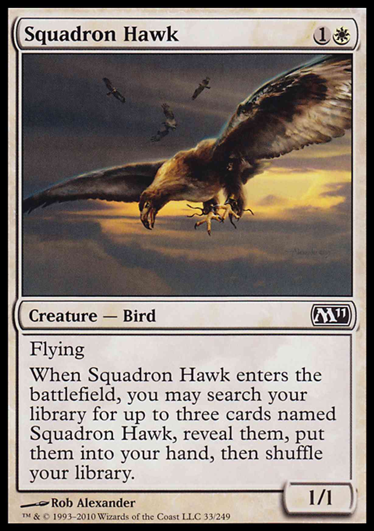 Squadron Hawk magic card front