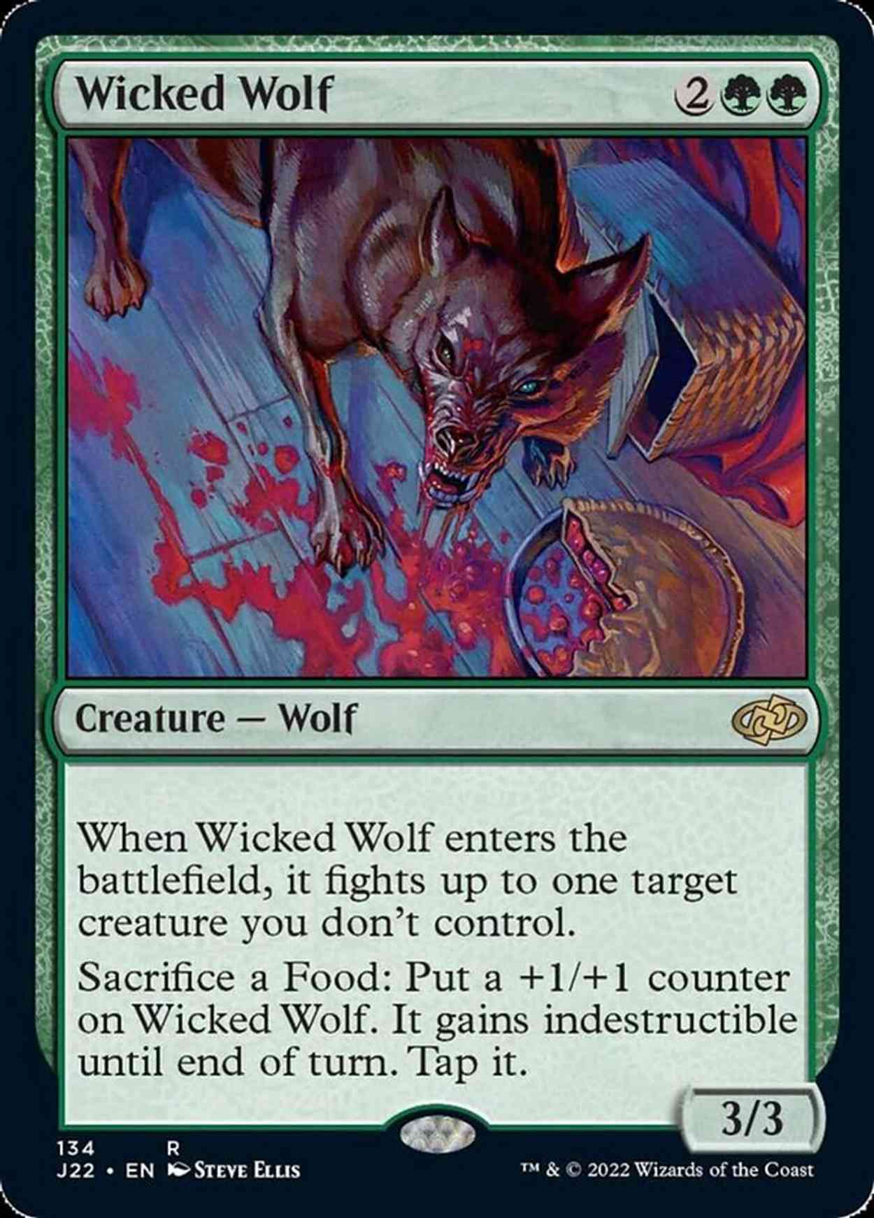 Wicked Wolf magic card front
