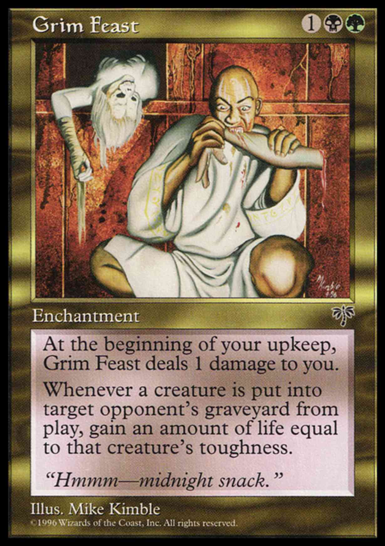 Grim Feast magic card front