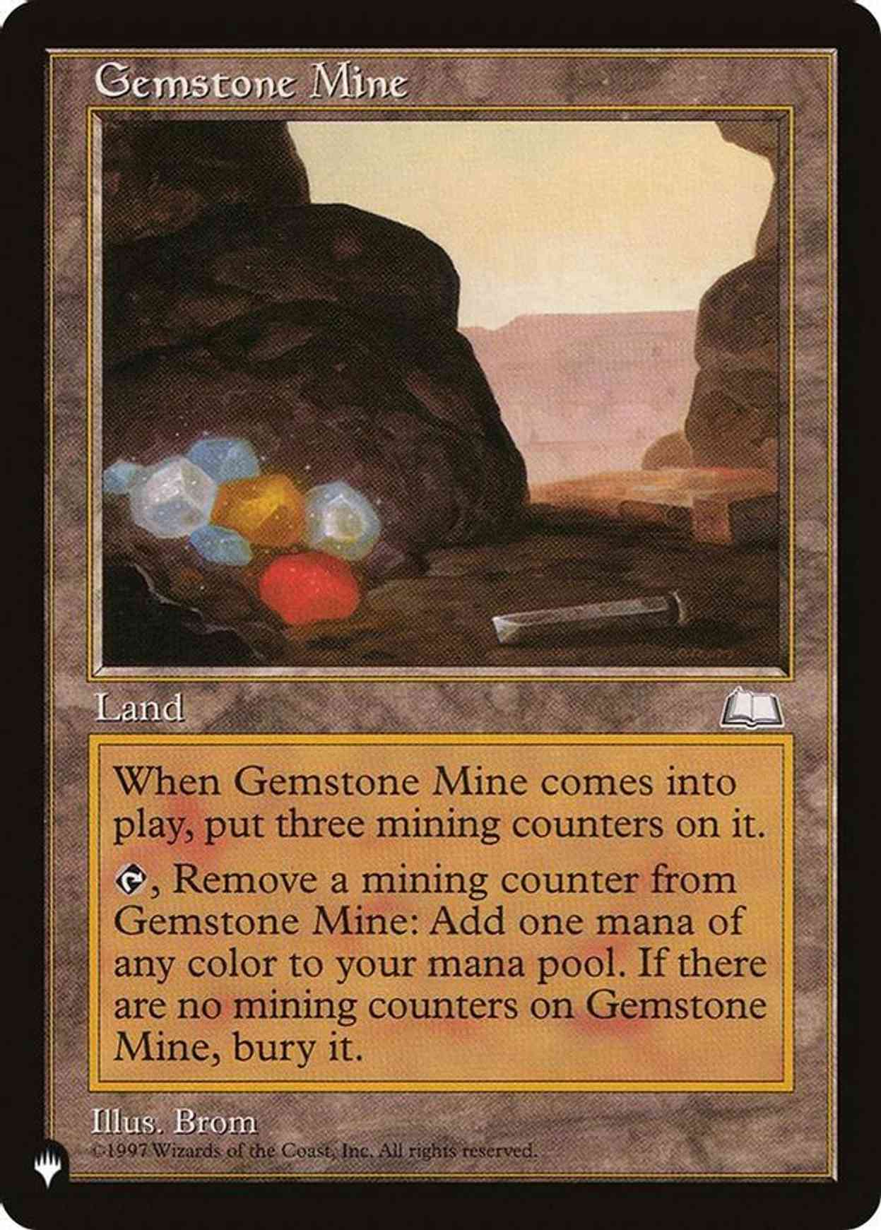 Gemstone Mine (WTH) magic card front