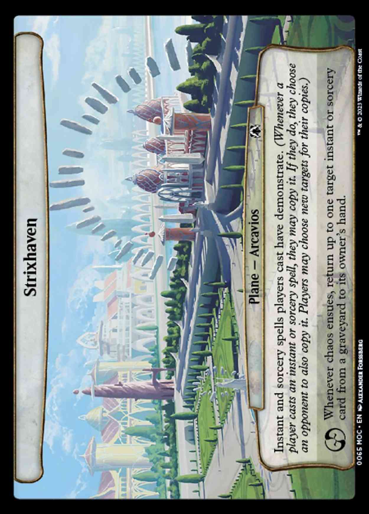 Strixhaven magic card front