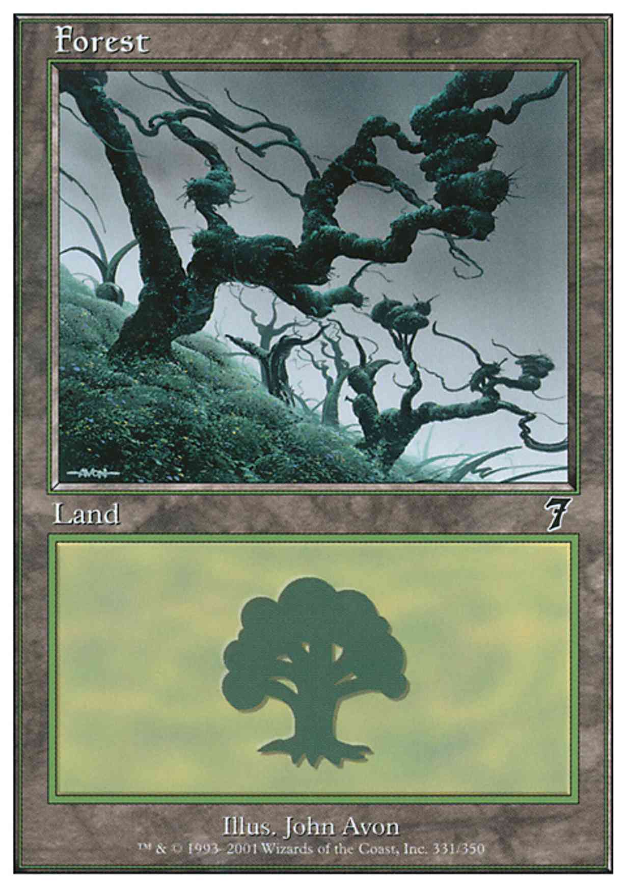 Forest (331) magic card front