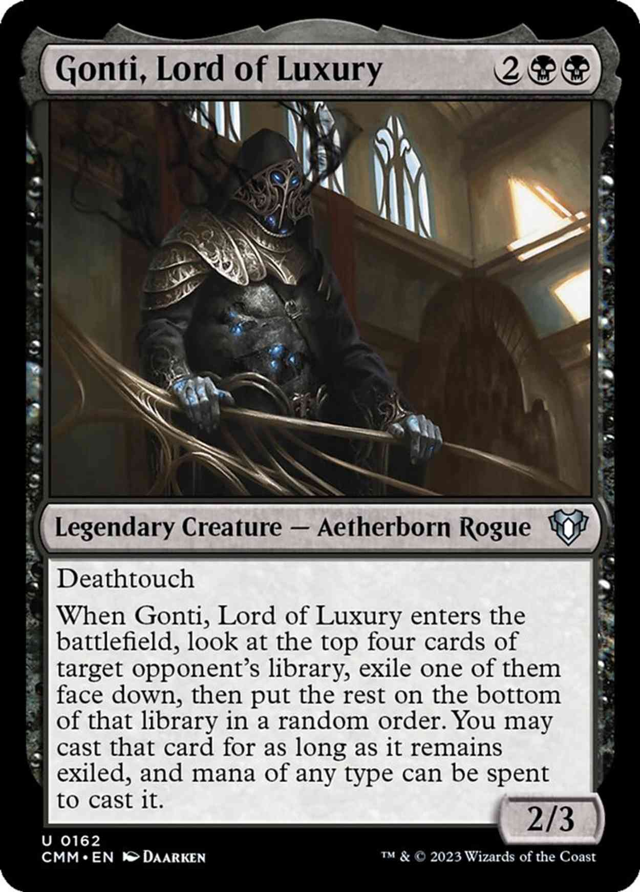 Gonti, Lord of Luxury magic card front