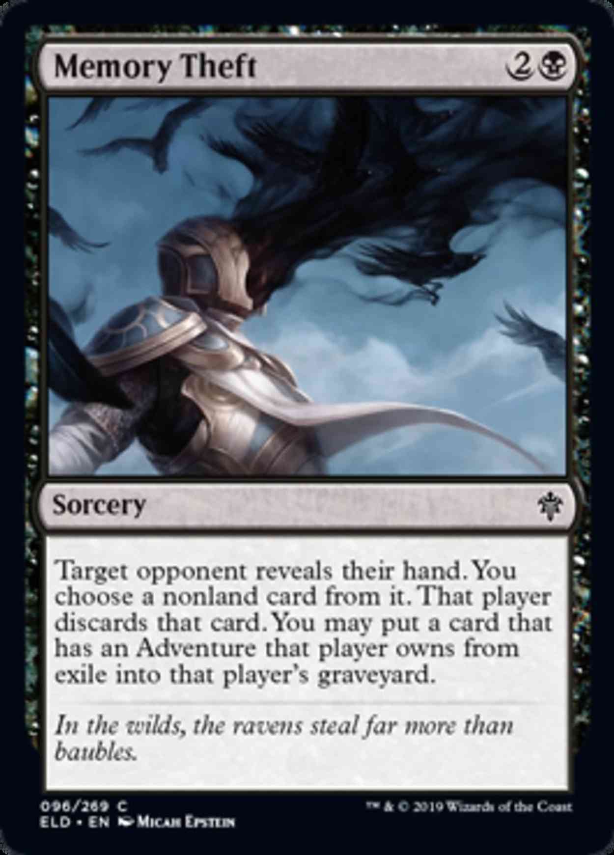 Memory Theft magic card front