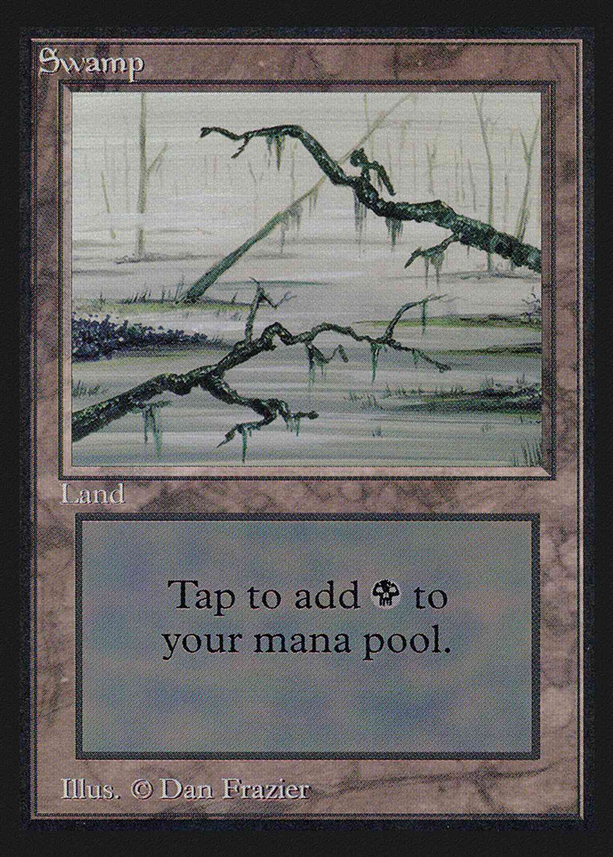 Swamp (Two Branches)(IE) magic card front