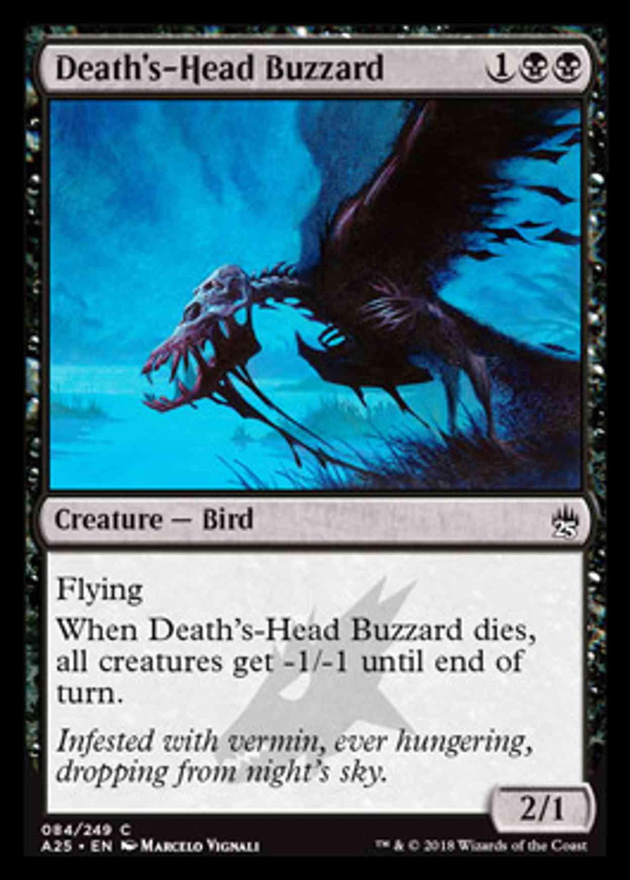 Death's-Head Buzzard magic card front
