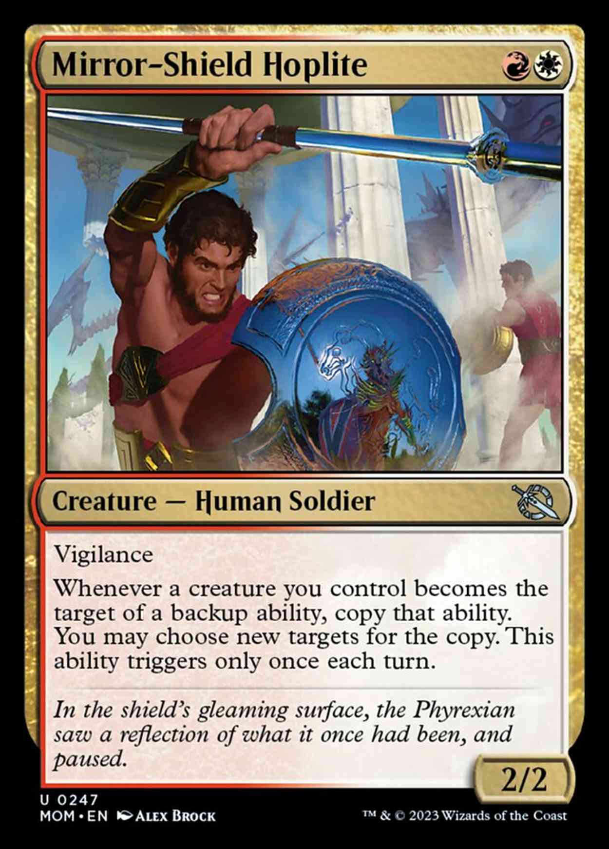 Mirror-Shield Hoplite magic card front