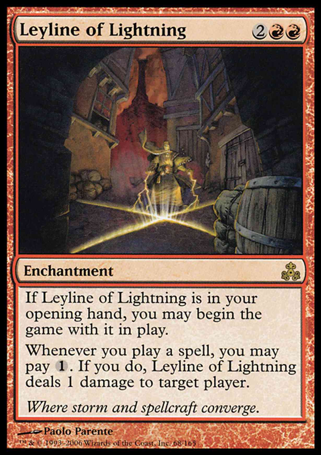Leyline of Lightning magic card front