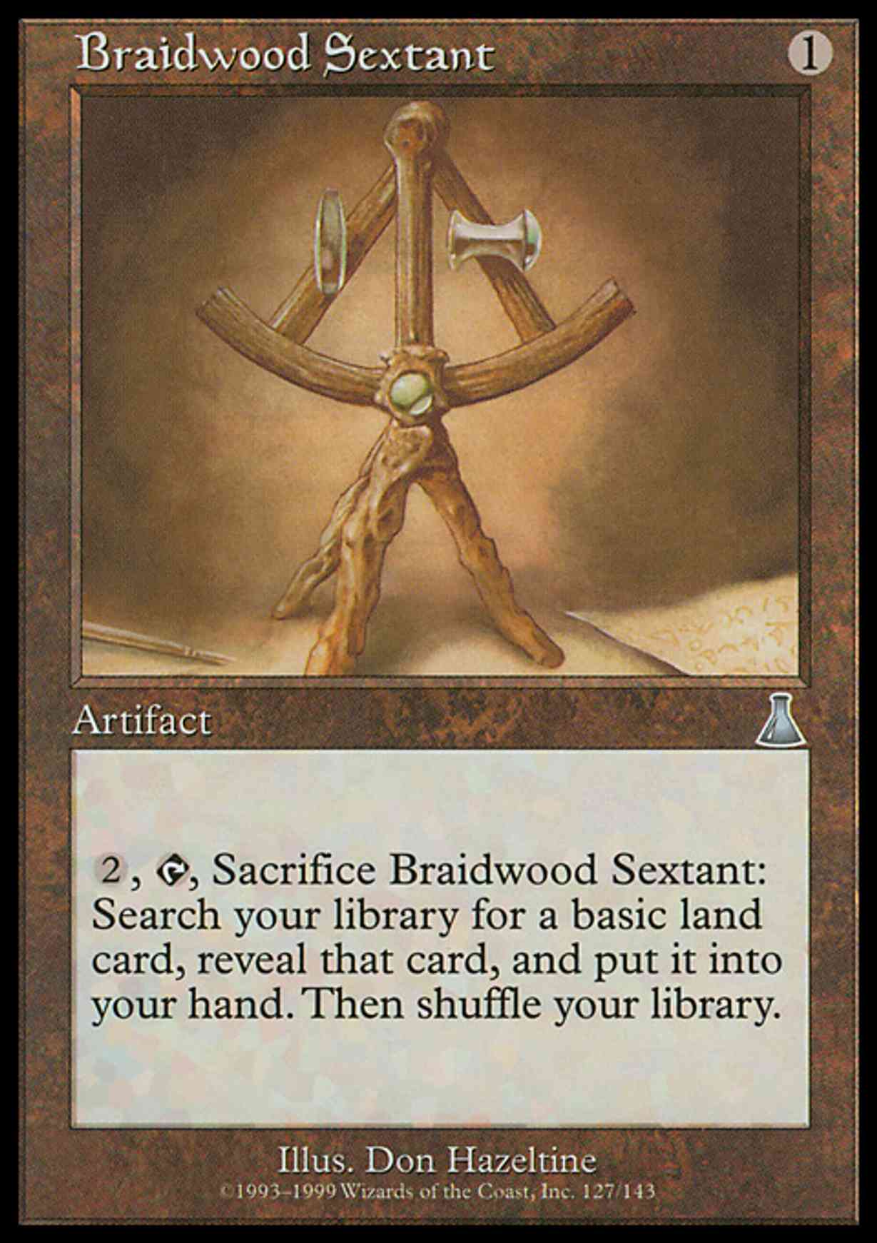 Braidwood Sextant magic card front