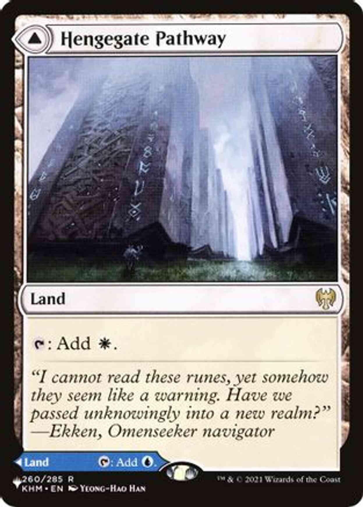 Hengegate Pathway magic card front