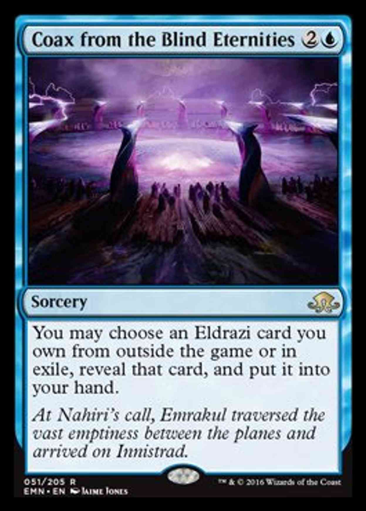 Coax from the Blind Eternities magic card front