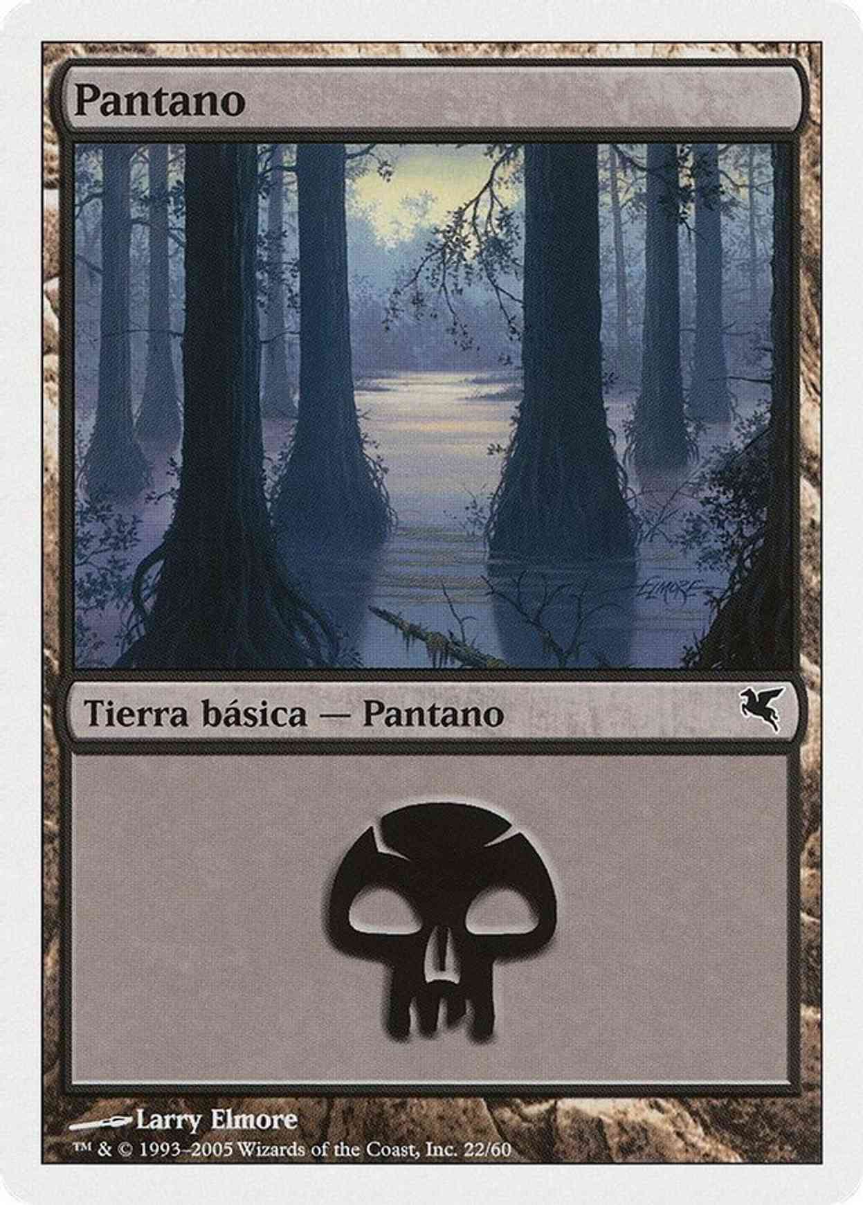 Swamp (Spanish) - "Pantano" (A22) magic card front