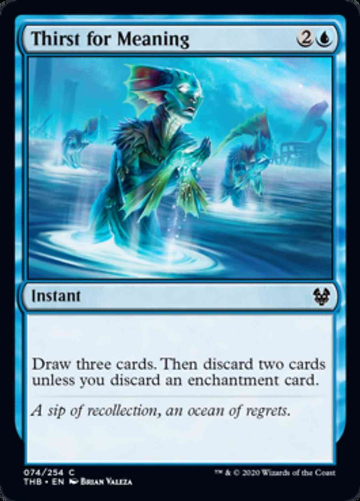 Thirst for Meaning magic card front
