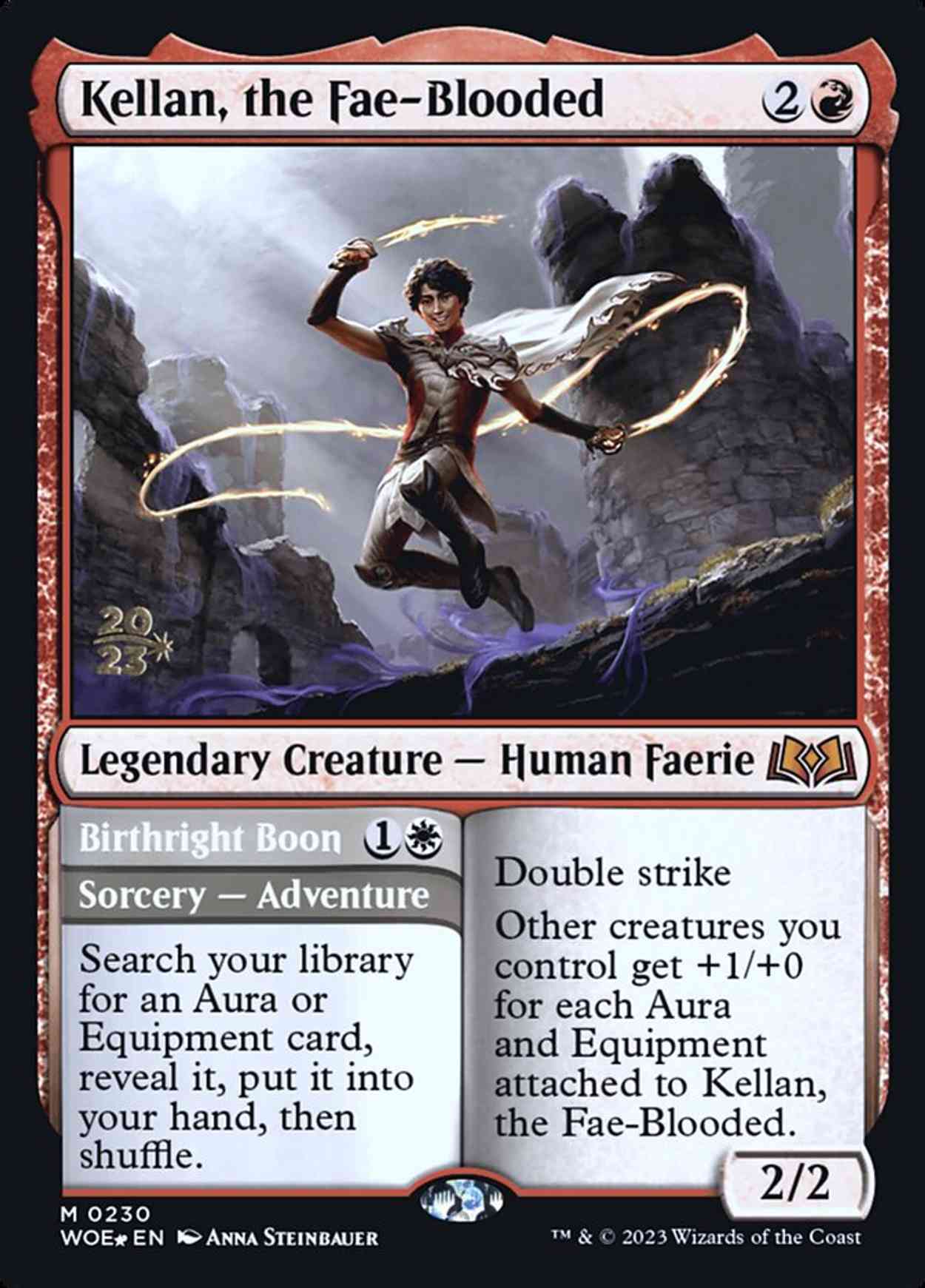 Kellan, the Fae-Blooded magic card front