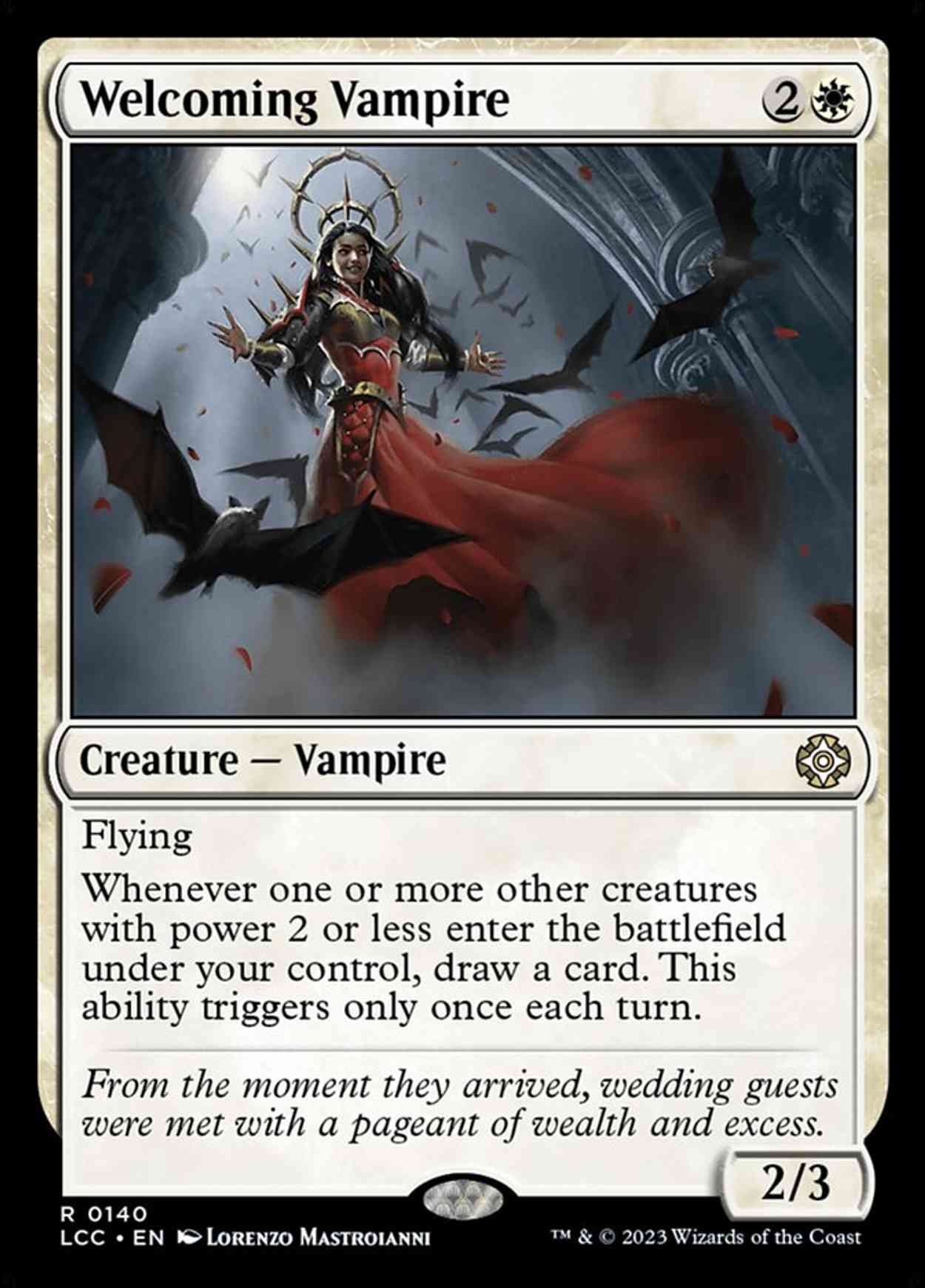 Welcoming Vampire magic card front