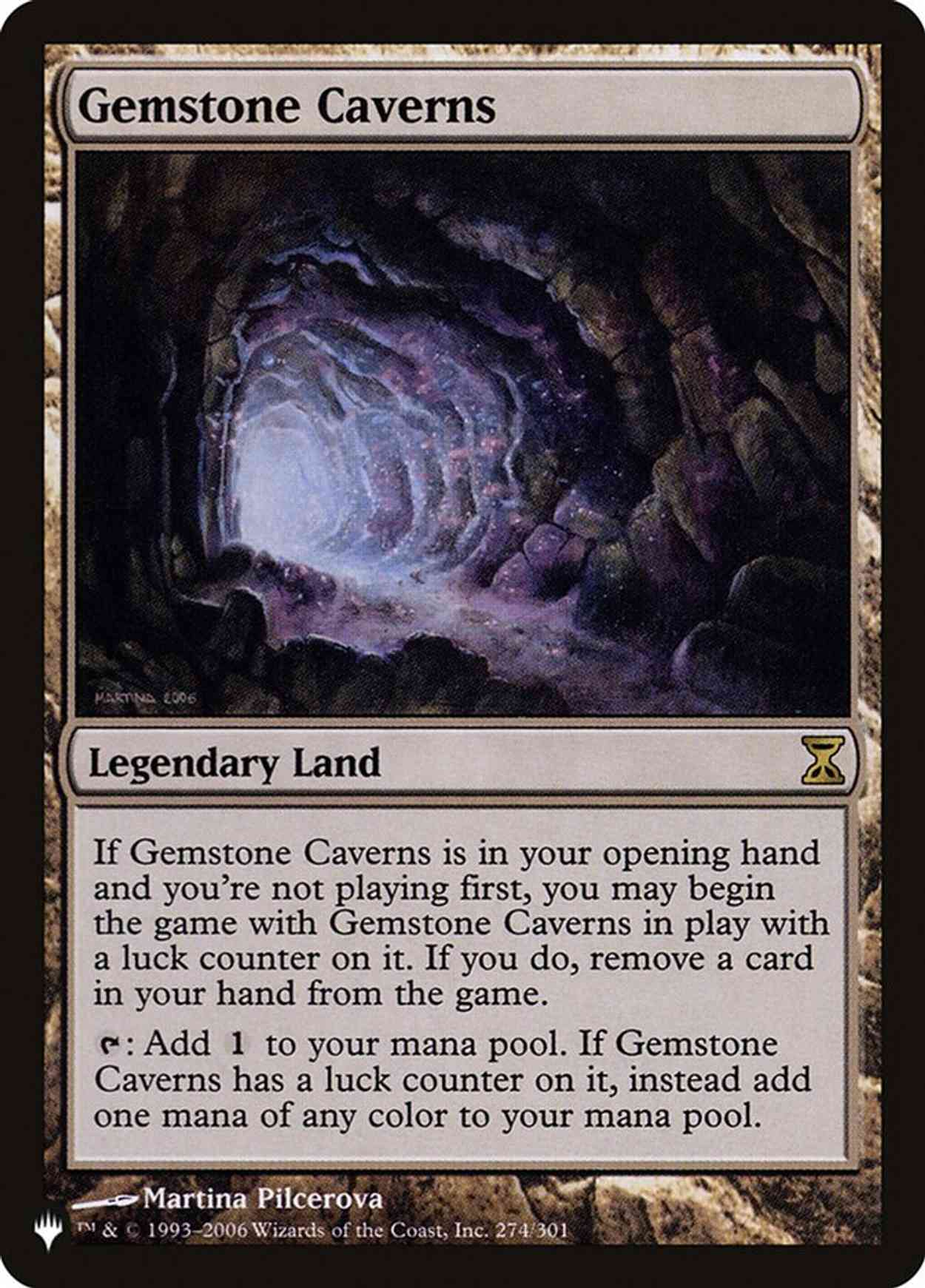 Gemstone Caverns magic card front