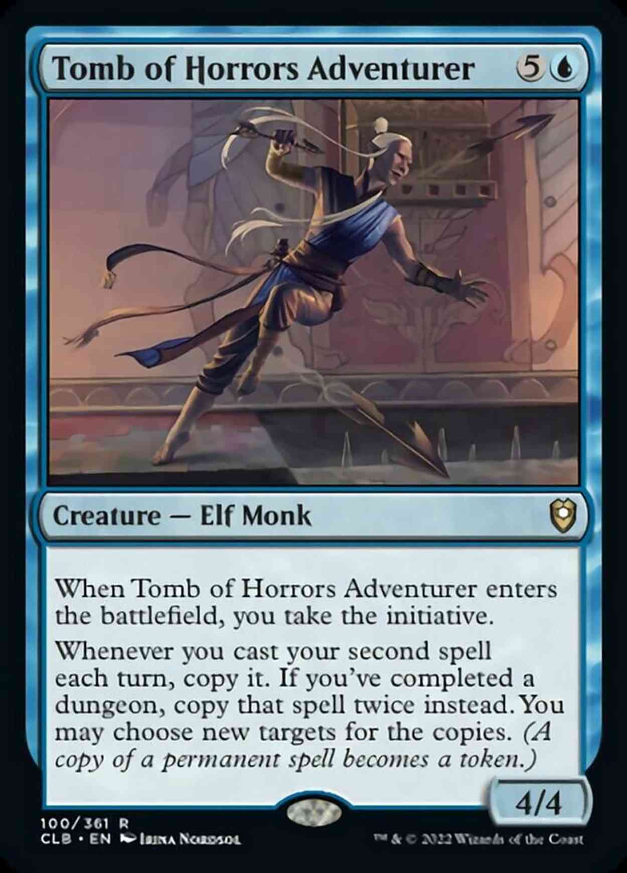 Tomb of Horrors Adventurer magic card front