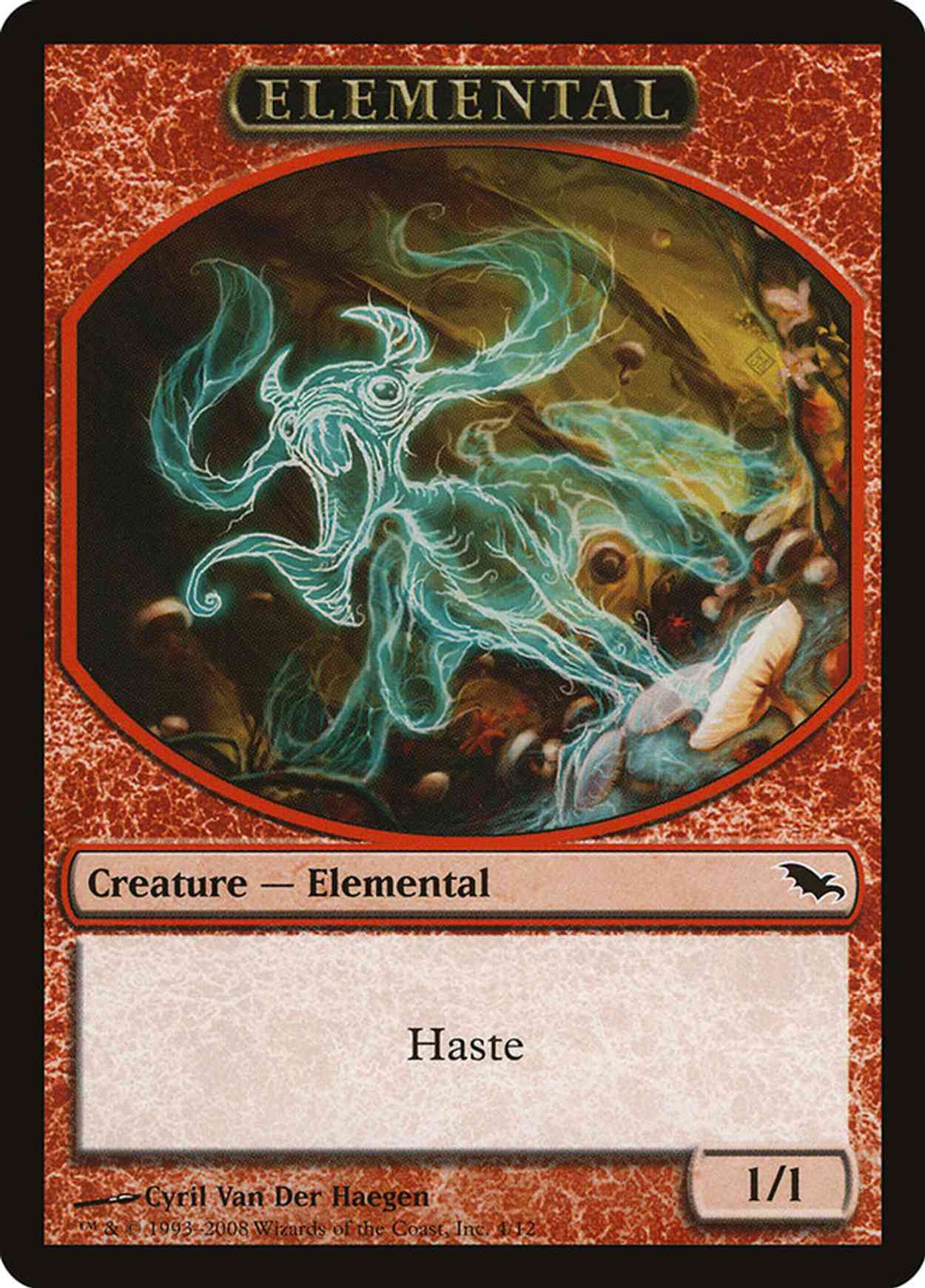 Elemental Token (Red) magic card front