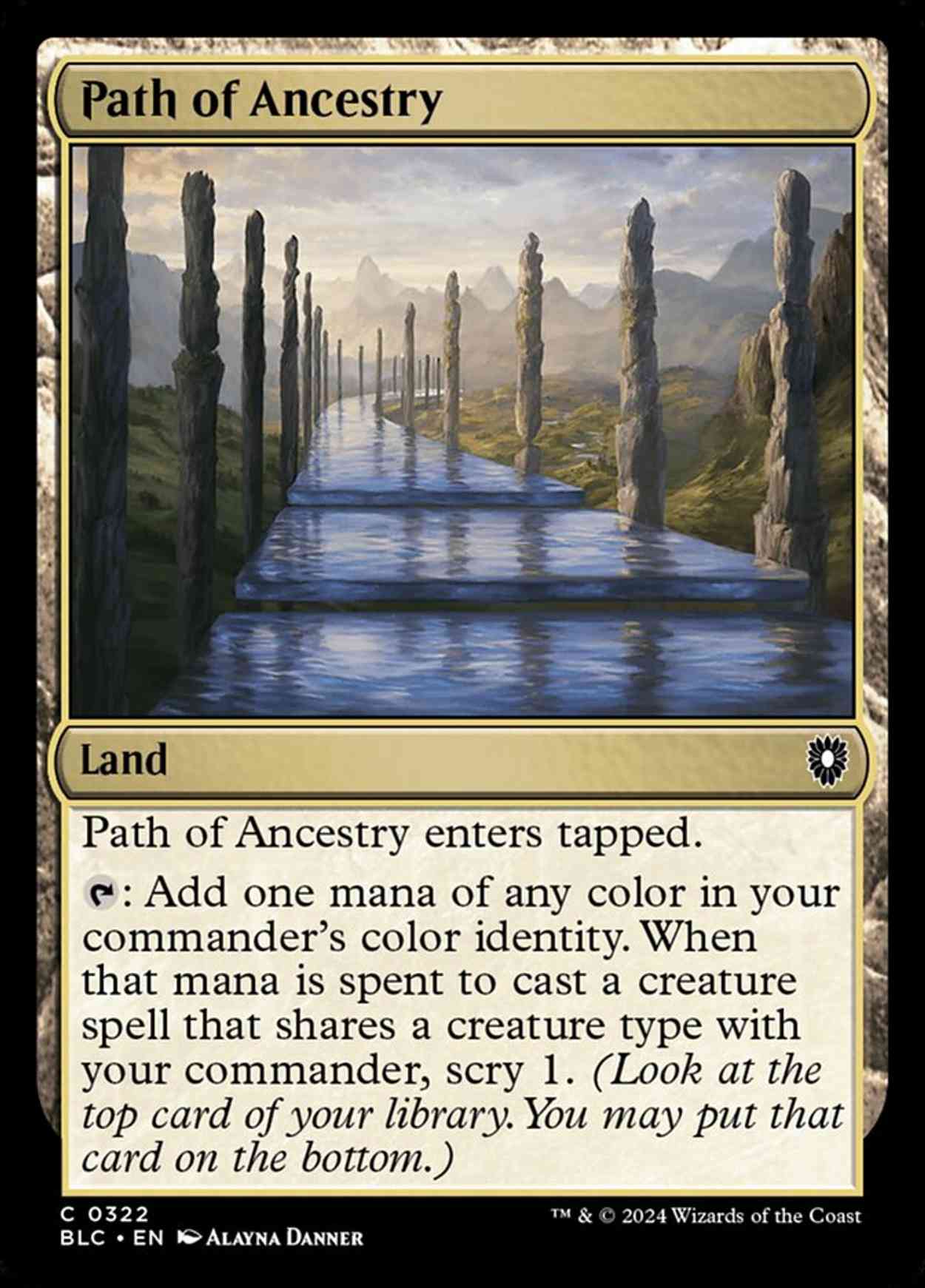 Path of Ancestry magic card front