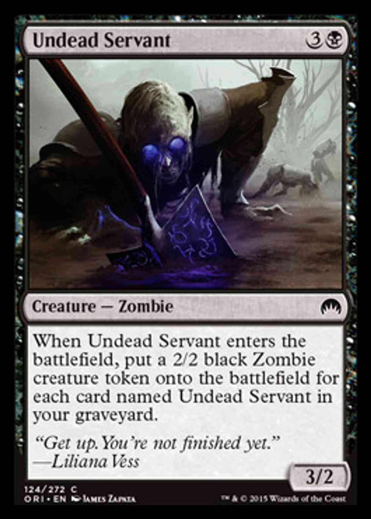 Undead Servant magic card front