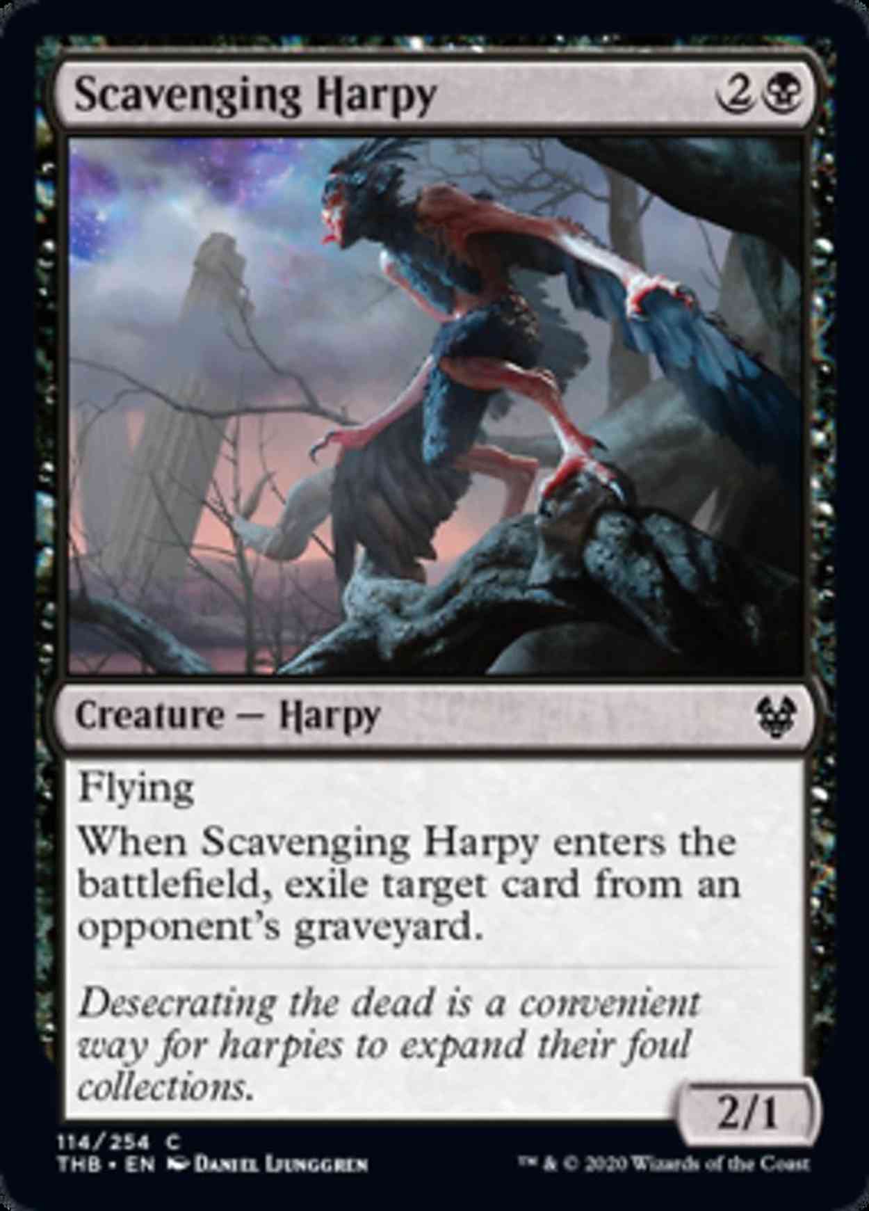 Scavenging Harpy magic card front