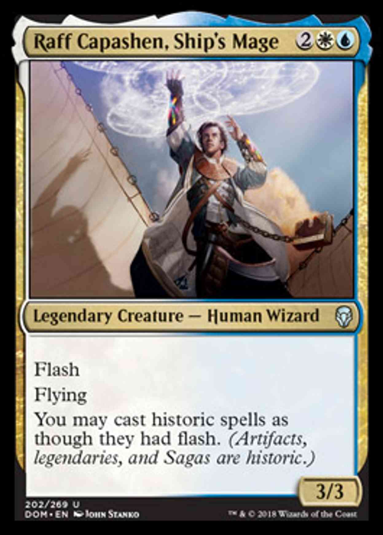 Raff Capashen, Ship's Mage magic card front
