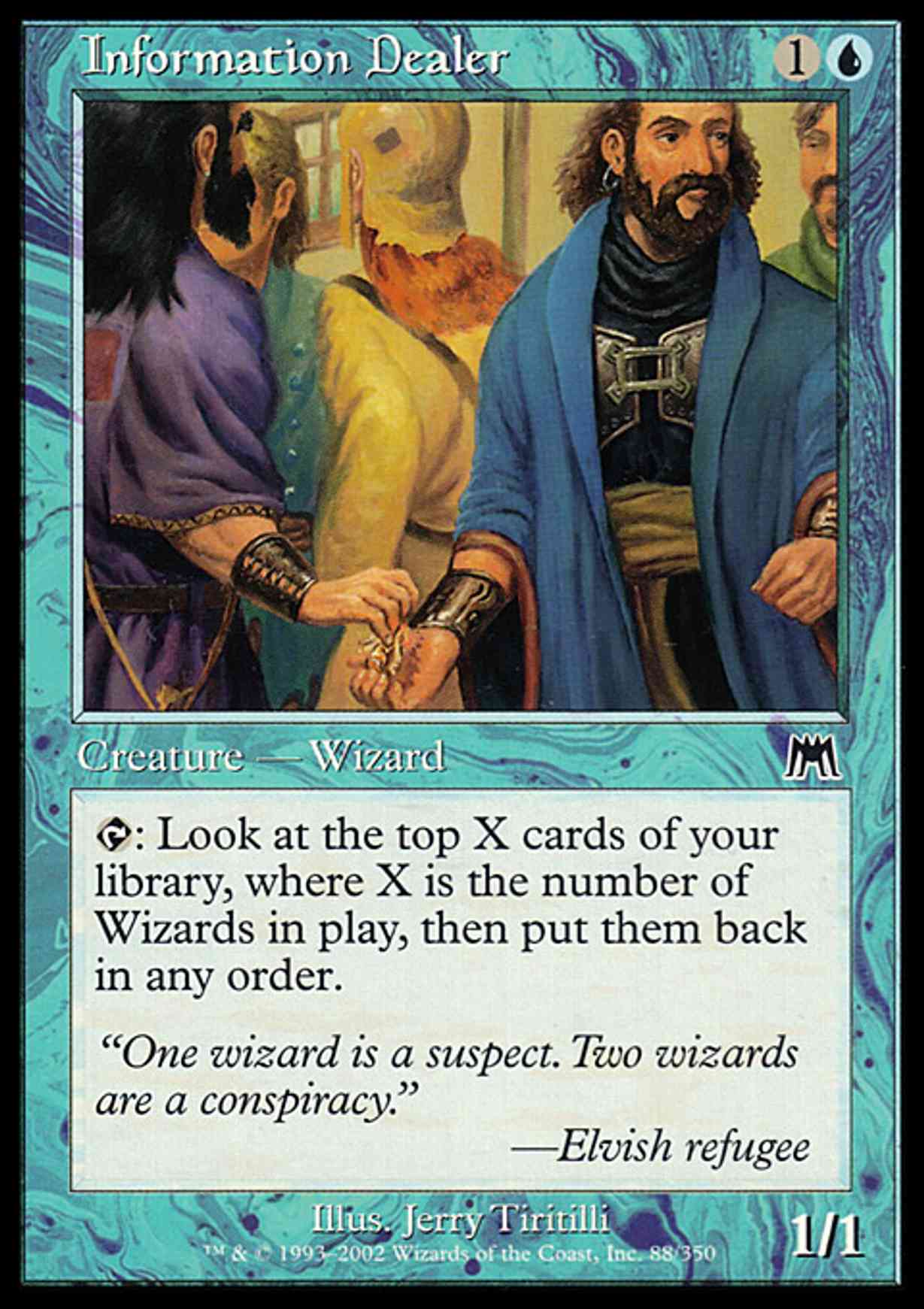 Information Dealer magic card front