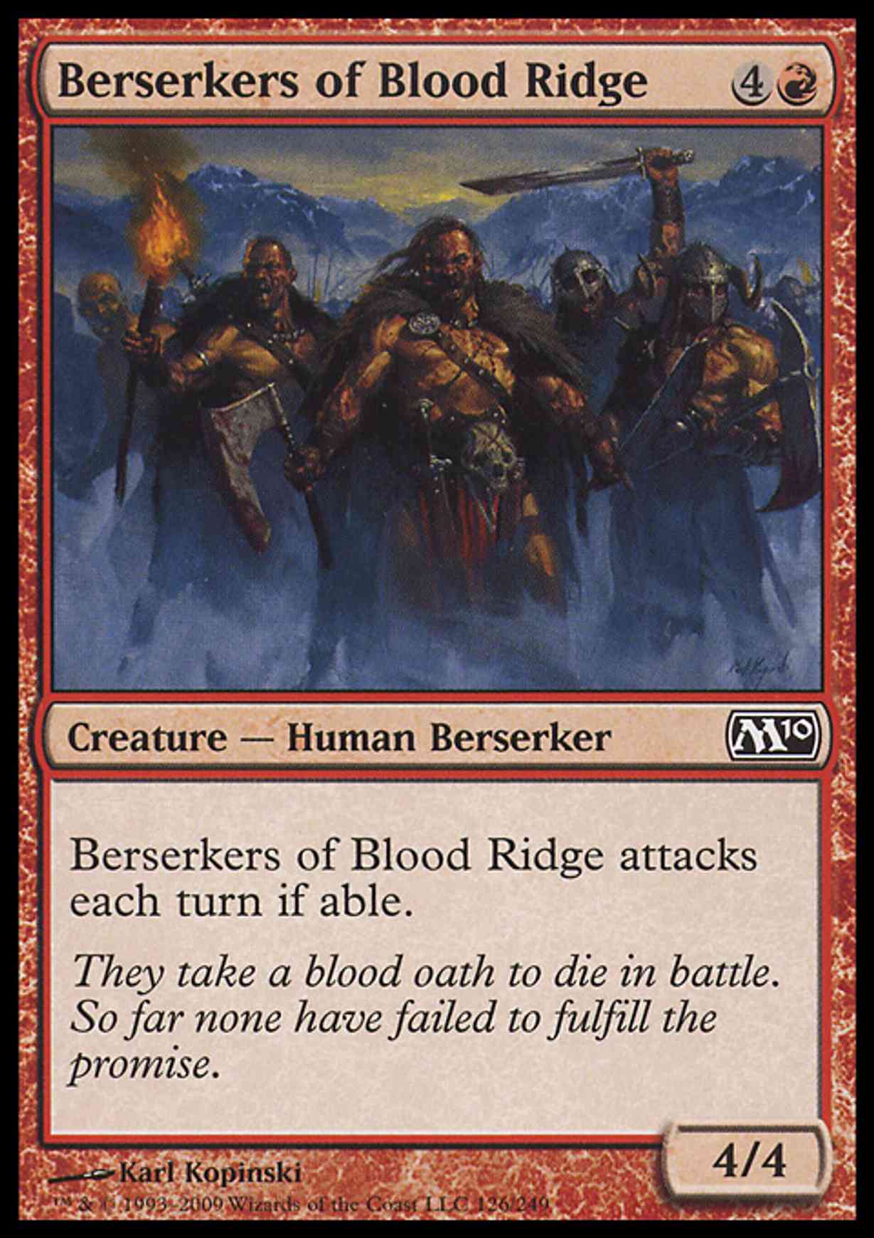 Berserkers of Blood Ridge magic card front