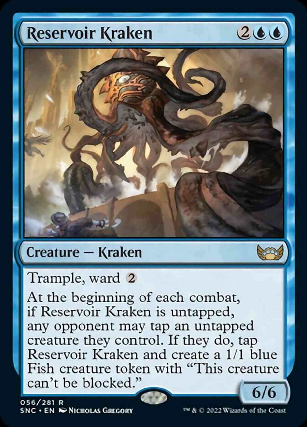 Reservoir Kraken magic card front