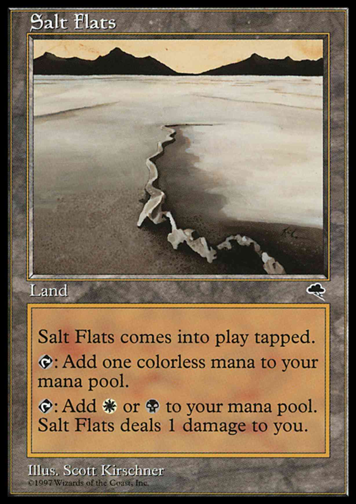 Salt Flats magic card front