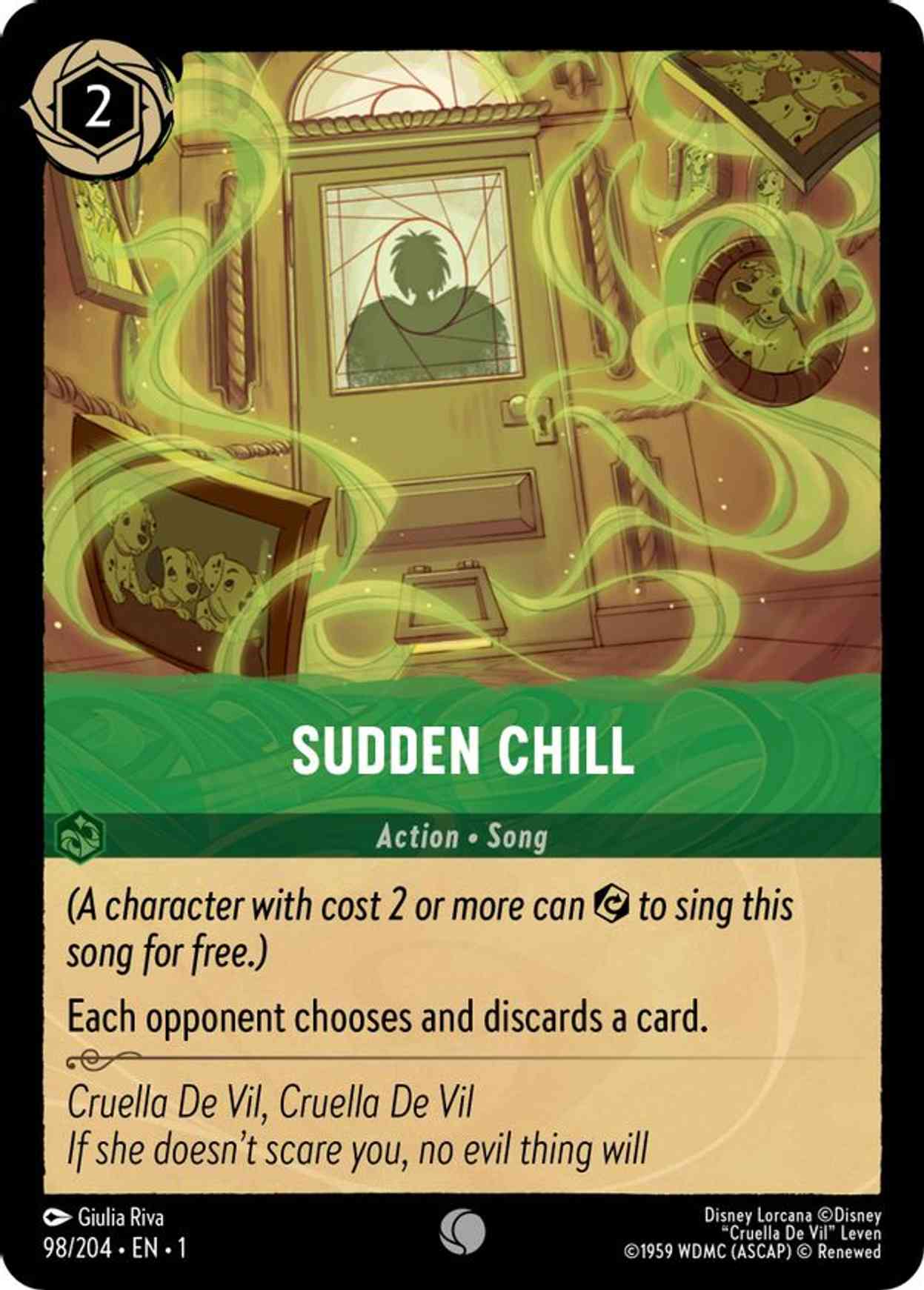 Sudden Chill magic card front