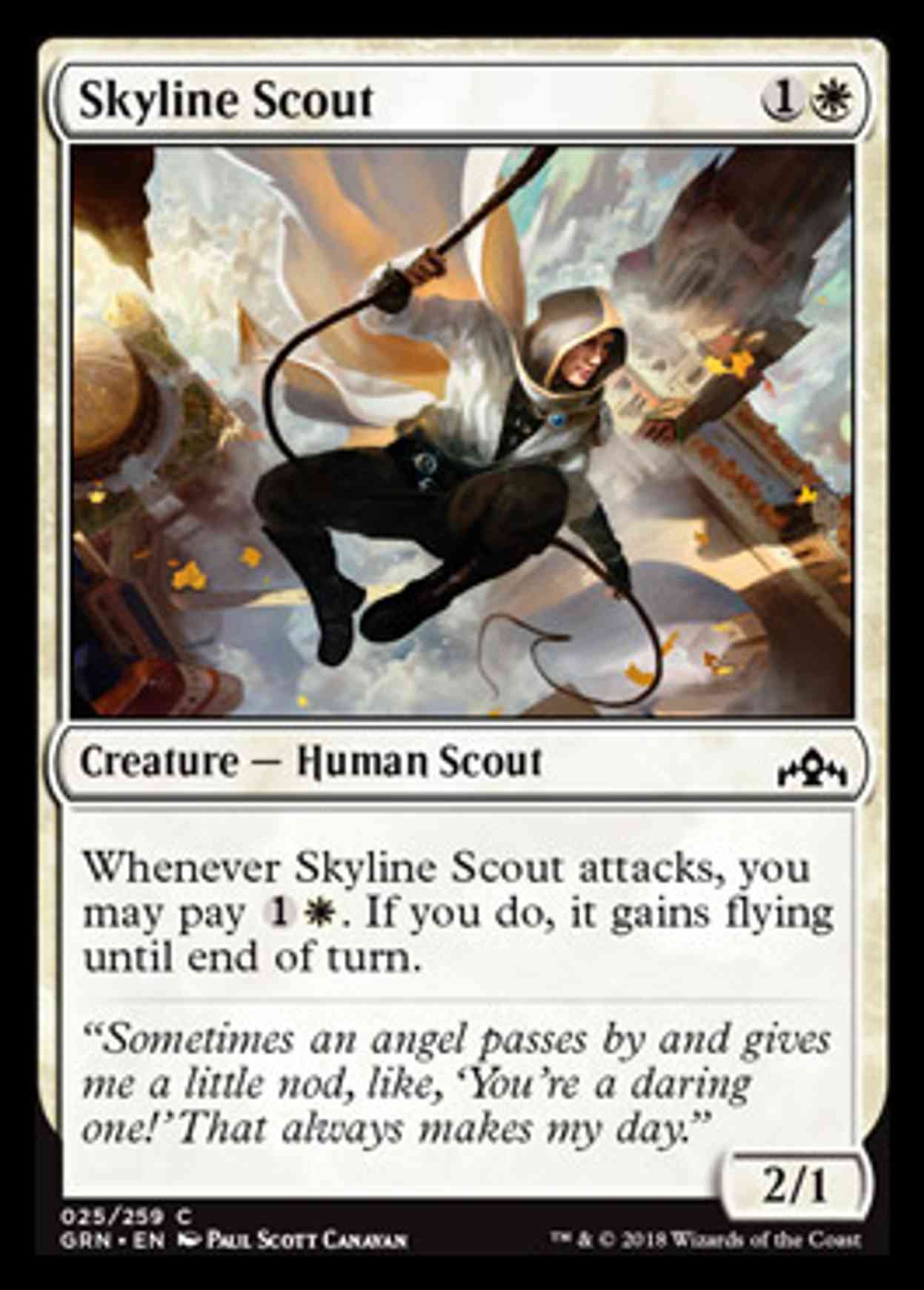 Skyline Scout magic card front