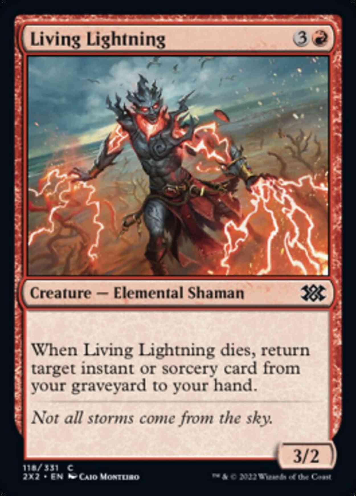 Living Lightning magic card front