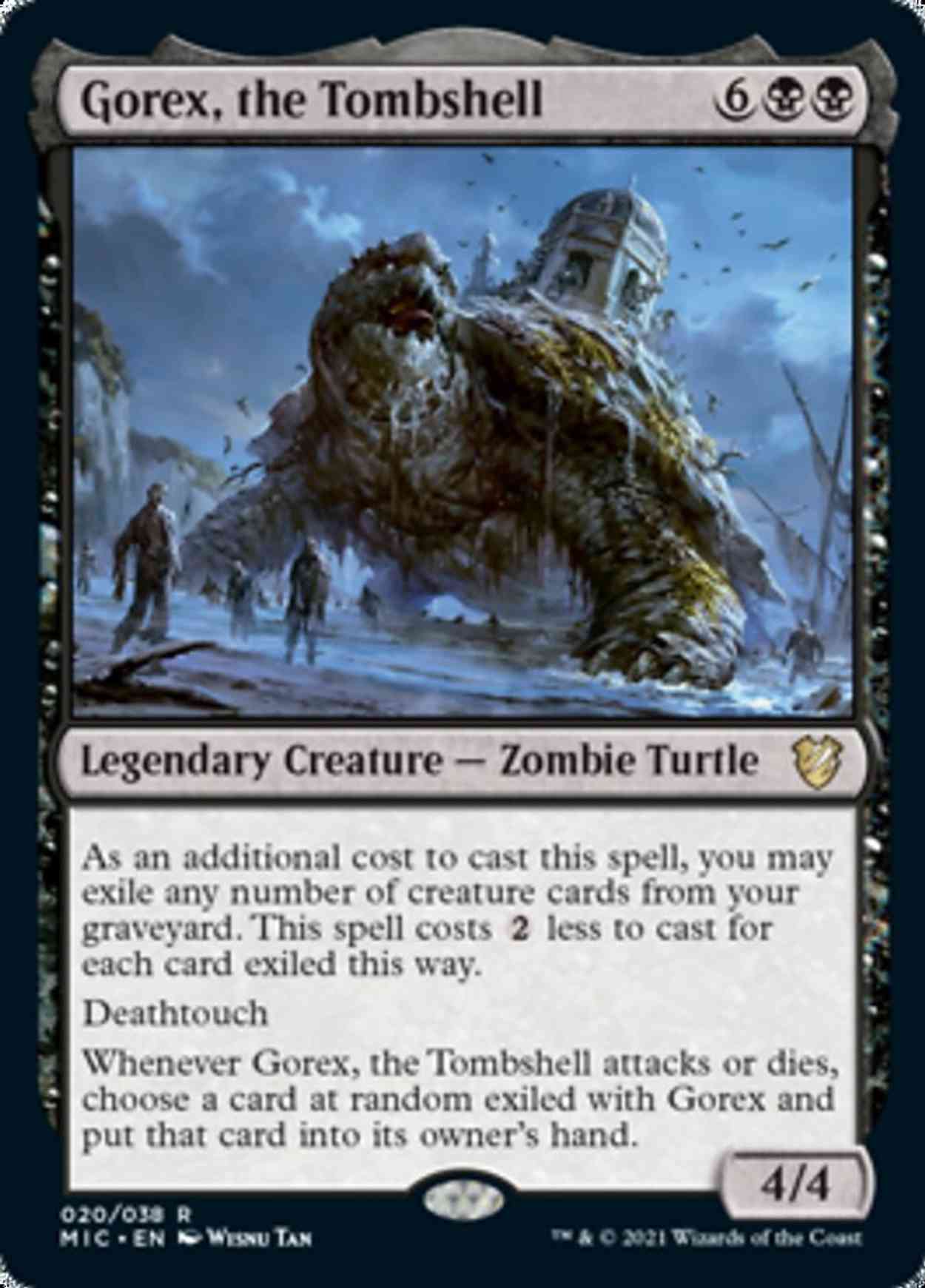 Gorex, the Tombshell magic card front