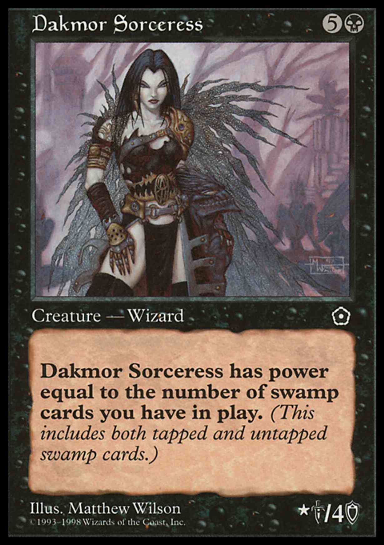 Dakmor Sorceress magic card front
