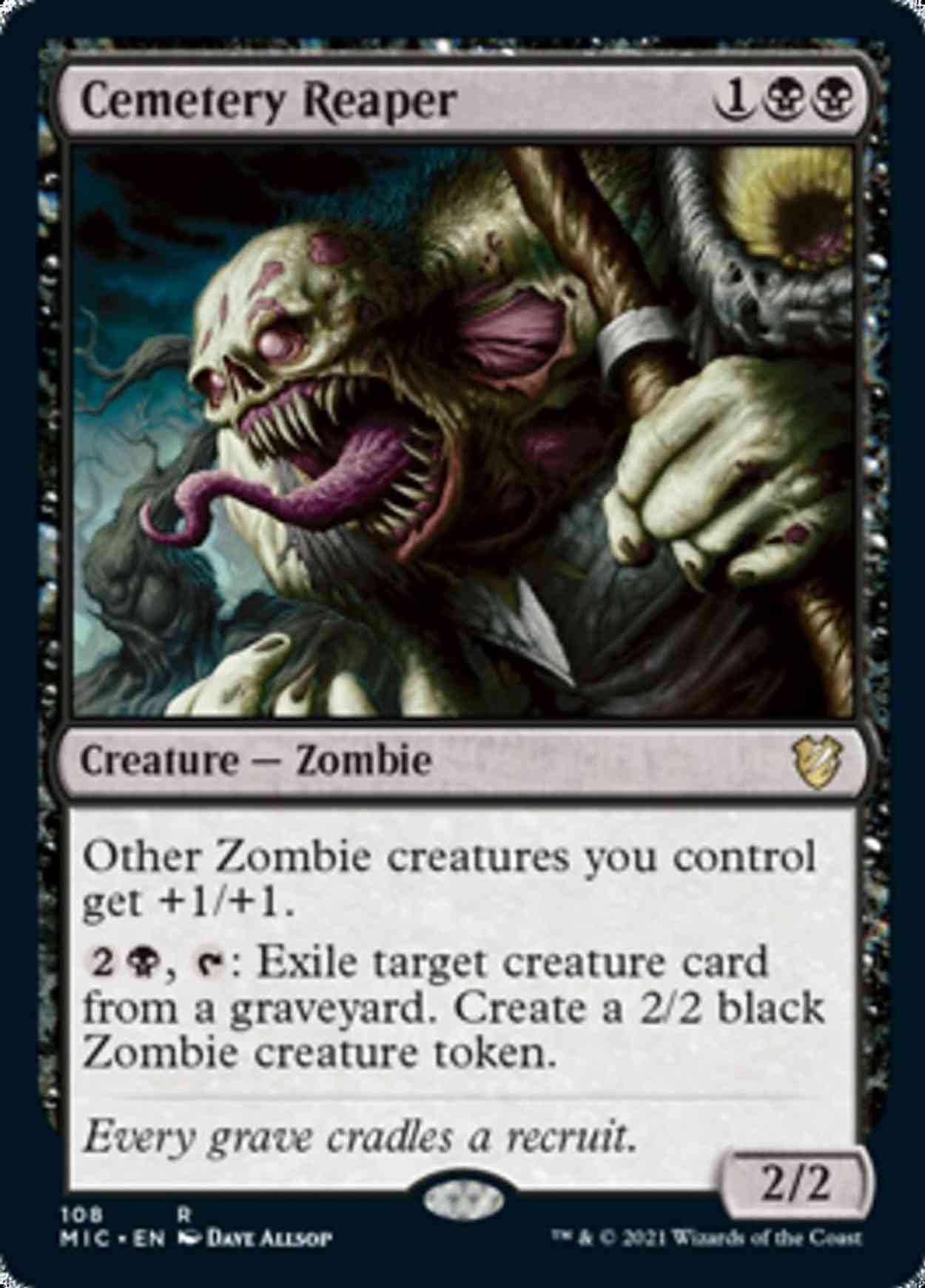 Cemetery Reaper magic card front