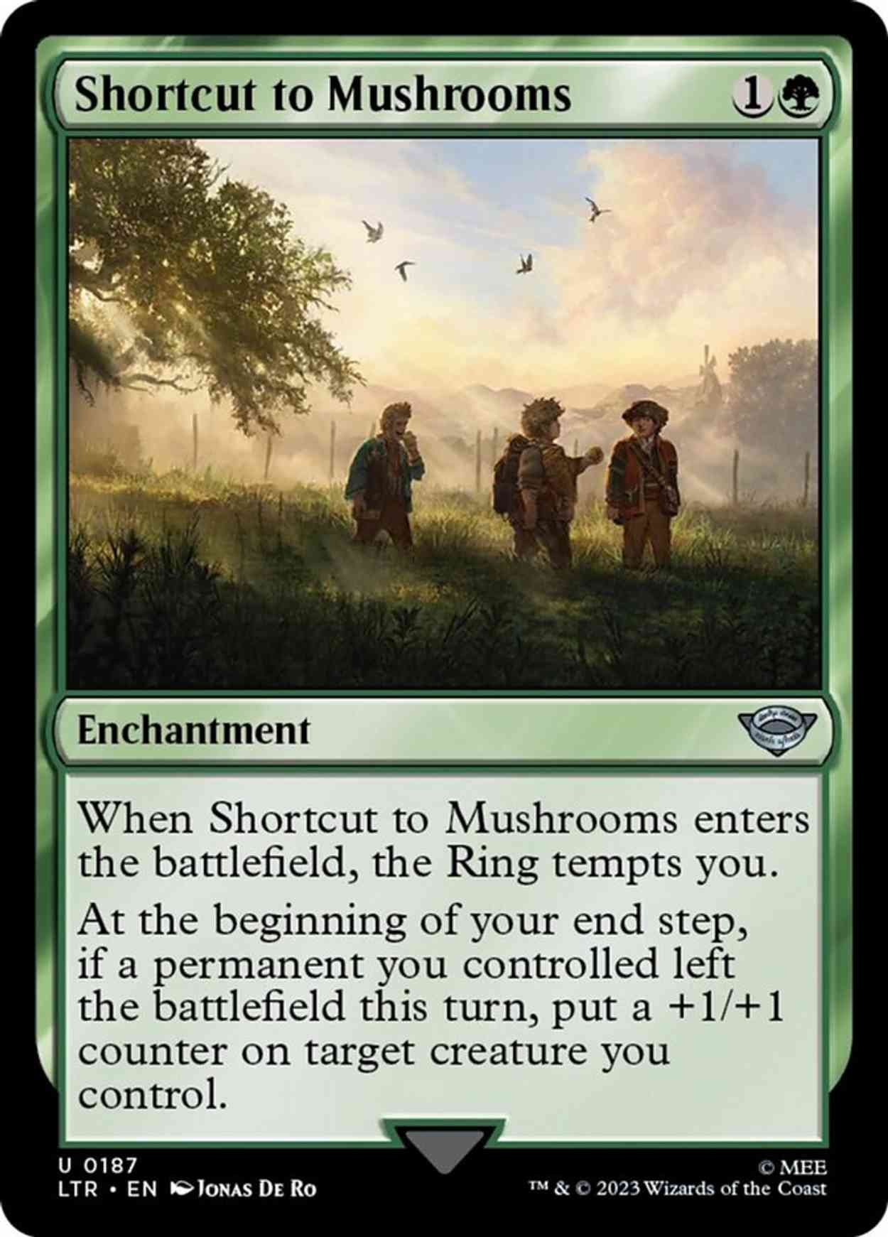 Shortcut to Mushrooms magic card front