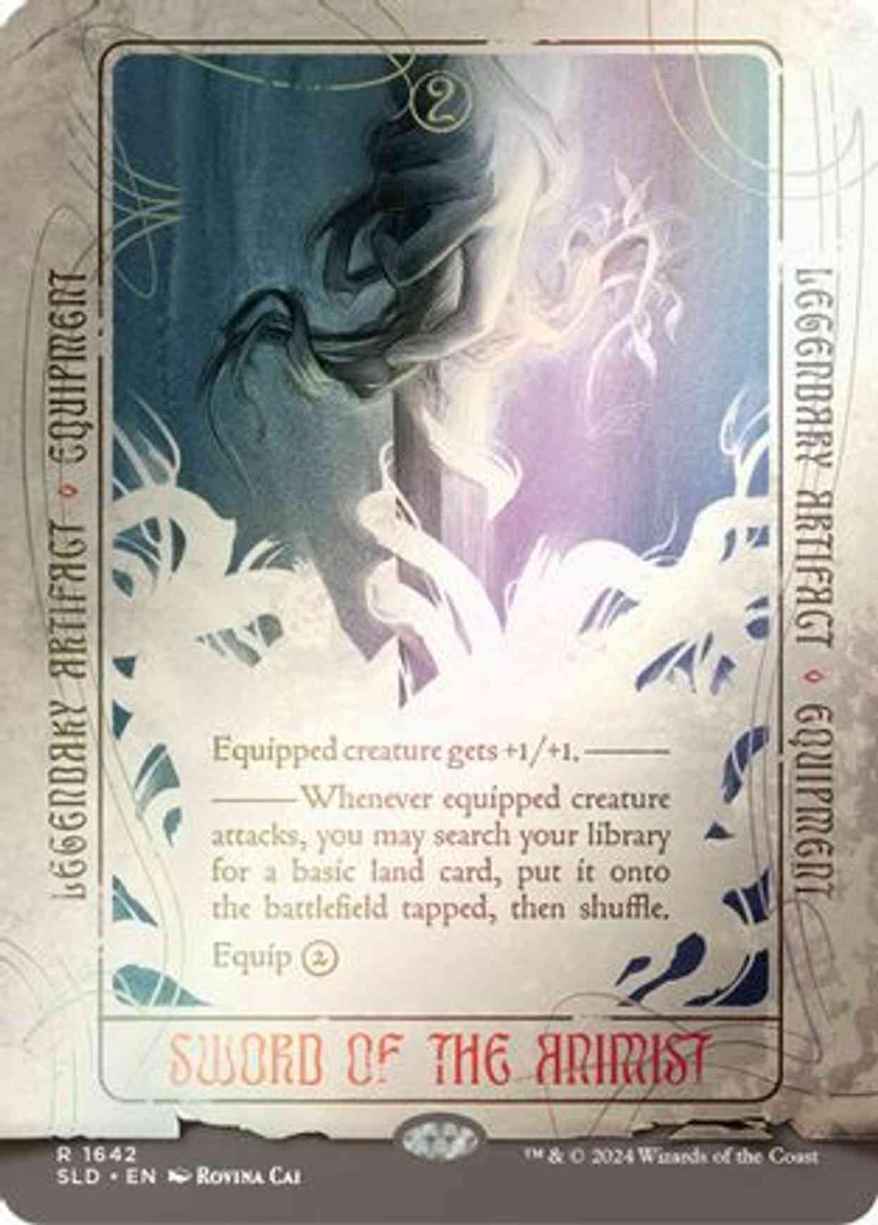 Sword of the Animist (Rainbow Foil) magic card front