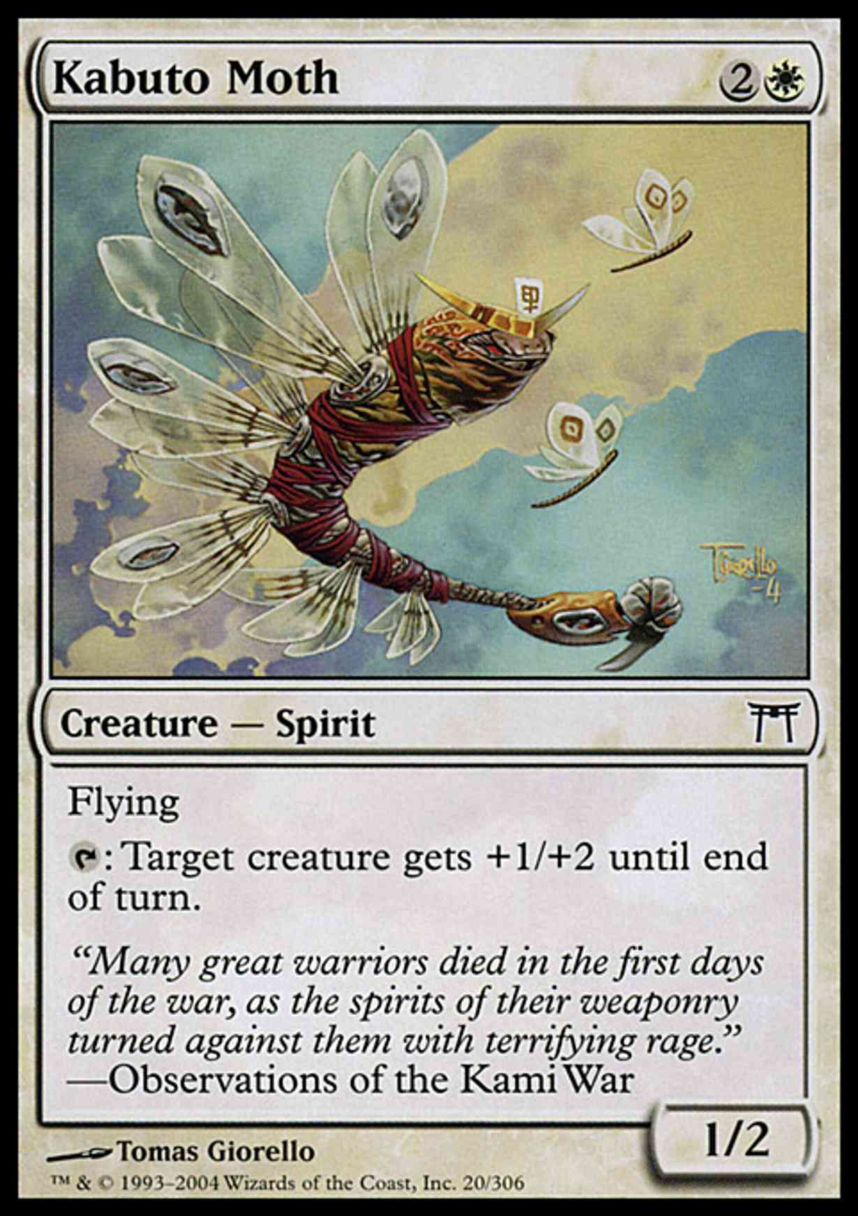 Kabuto Moth magic card front